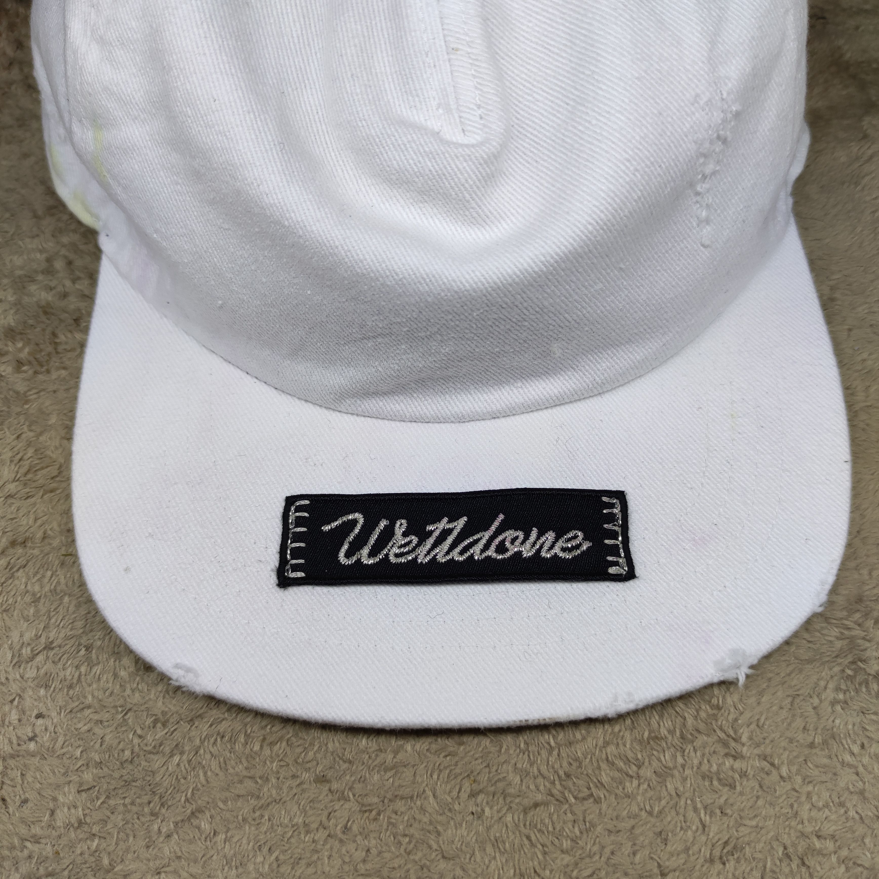 WE11DONE WE11DONE distressed style Cap Size ONE SIZE - 7 Thumbnail