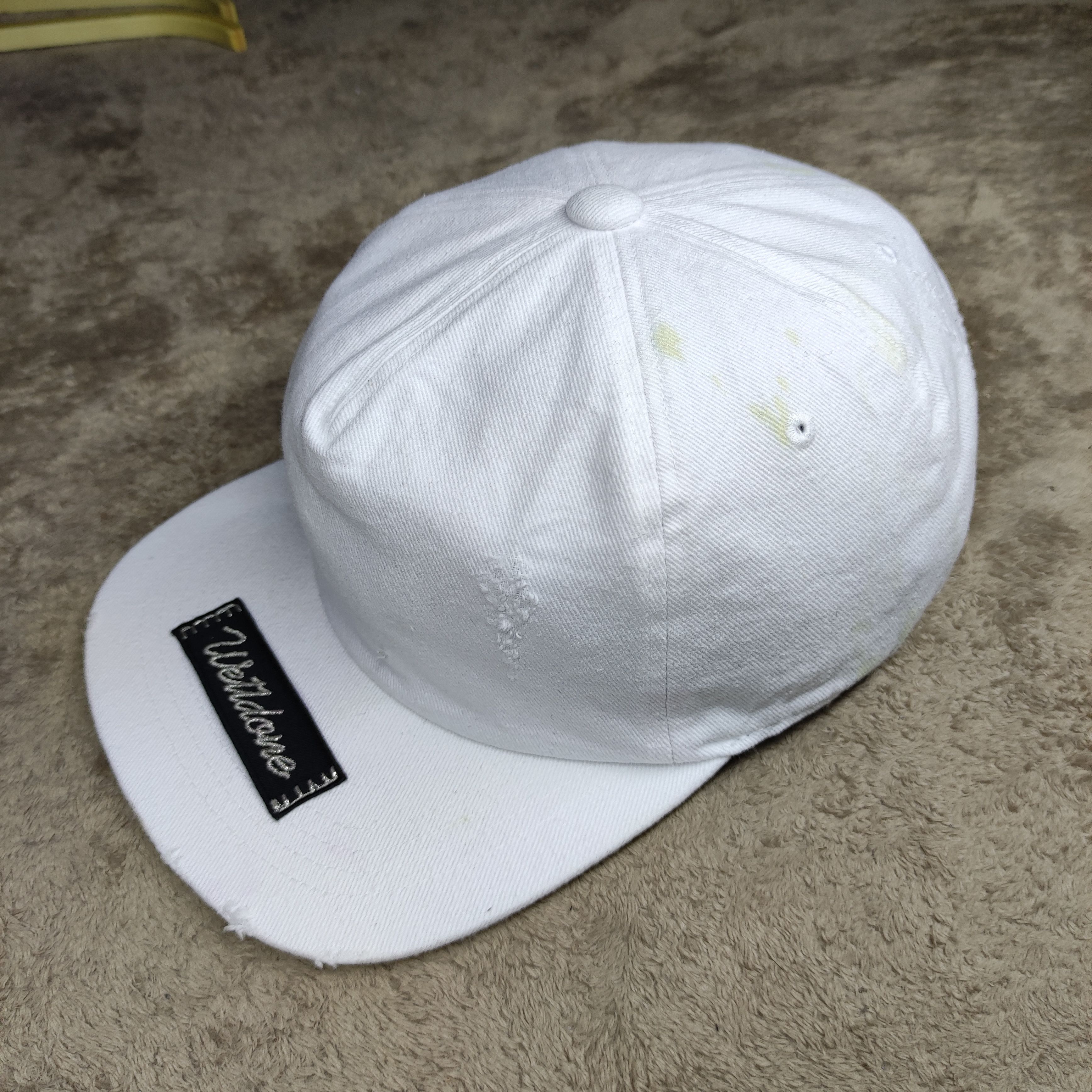 WE11DONE WE11DONE distressed style Cap Size ONE SIZE - 2 Thumbnail