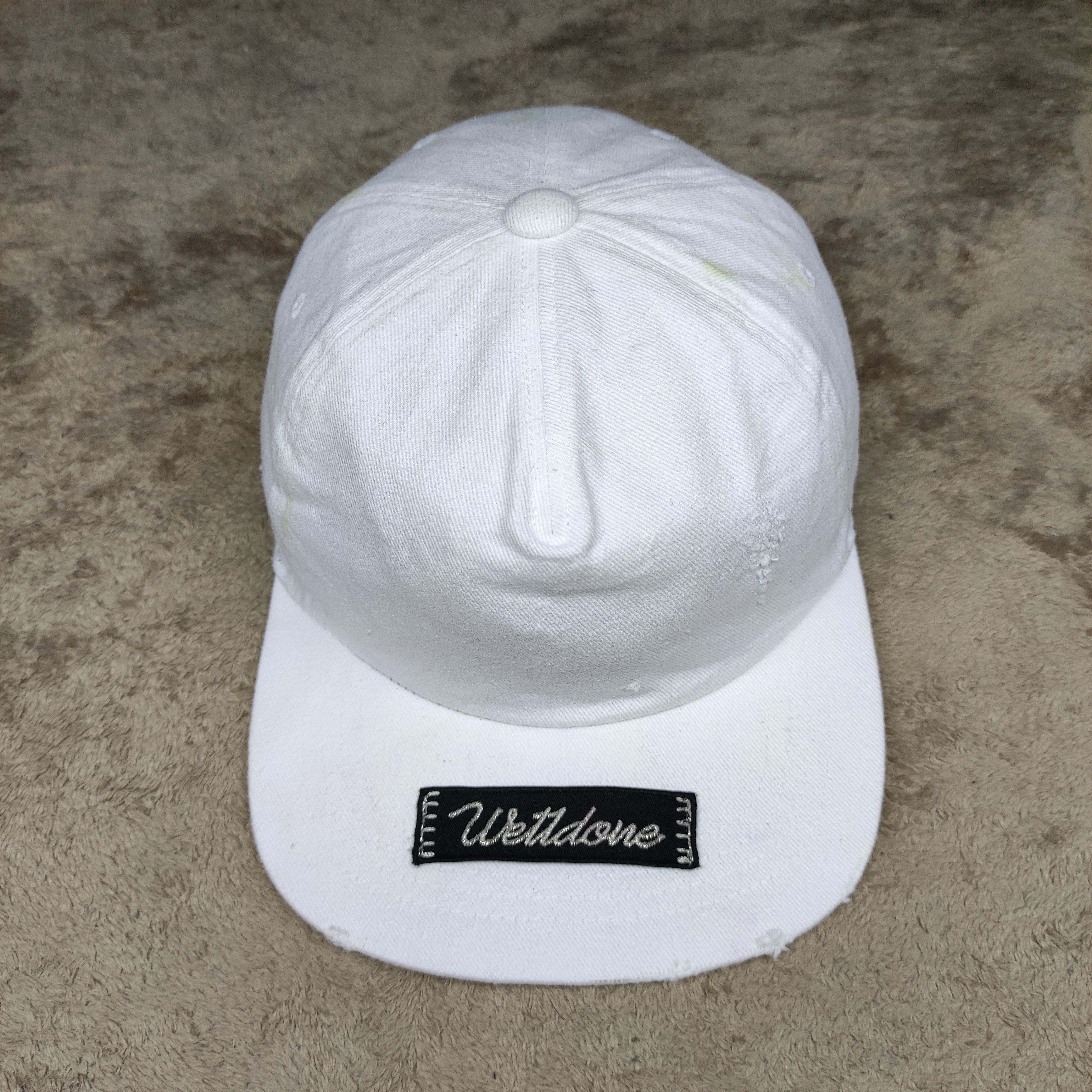 WE11DONE WE11DONE distressed style Cap Size ONE SIZE - 3 Thumbnail