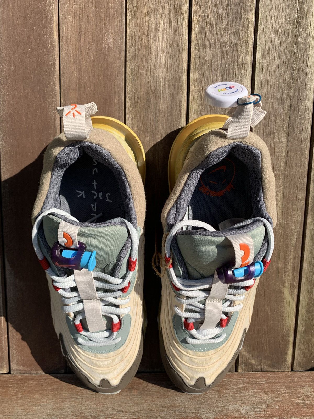 Nike × Travis Scott Air Max 270 React ENG Cactus Trails Size US 9.5 / EU 42-43 - 8 Thumbnail