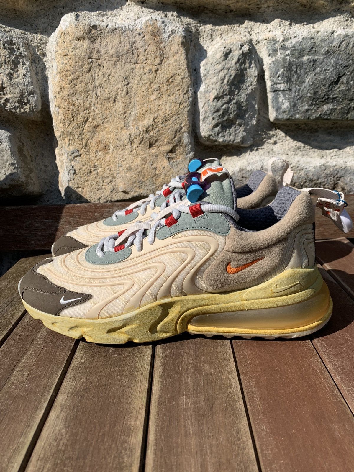 Nike × Travis Scott Air Max 270 React ENG Cactus Trails Size US 9.5 / EU 42-43 - 4 Thumbnail