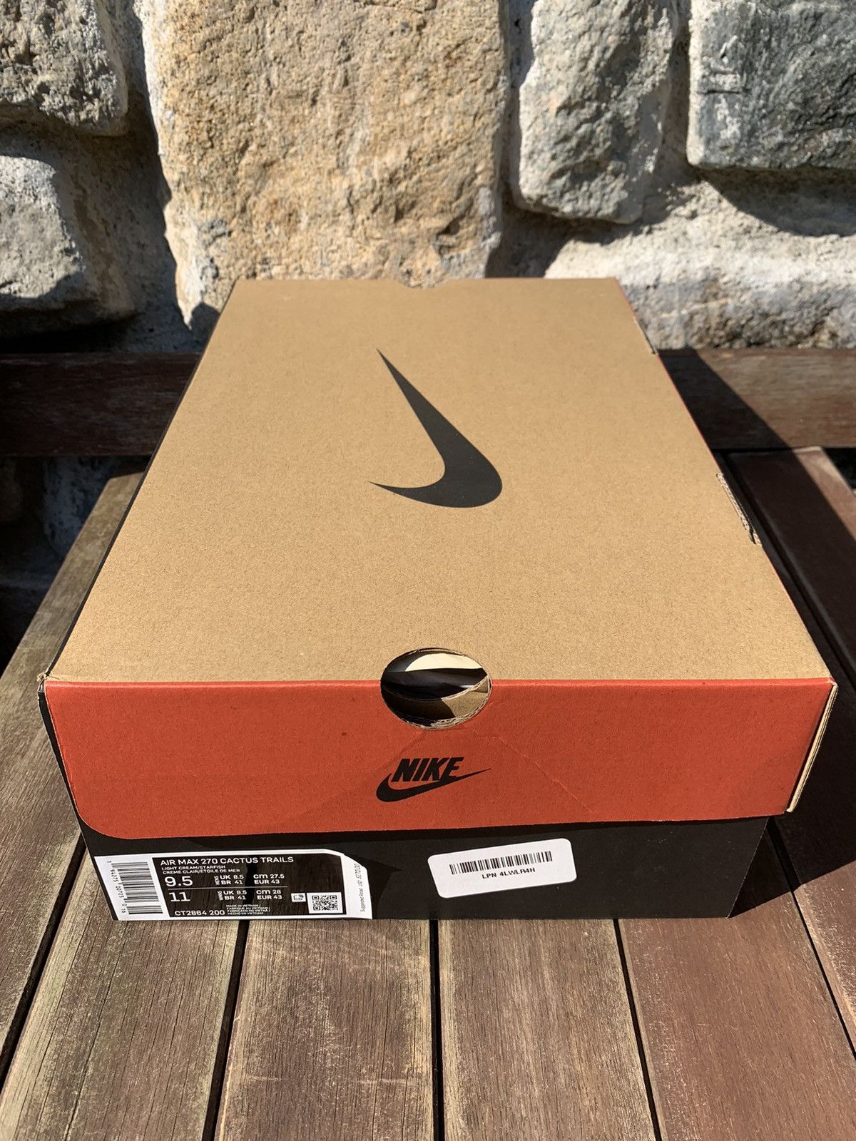 Nike × Travis Scott Air Max 270 React ENG Cactus Trails Size US 9.5 / EU 42-43 - 10 Thumbnail