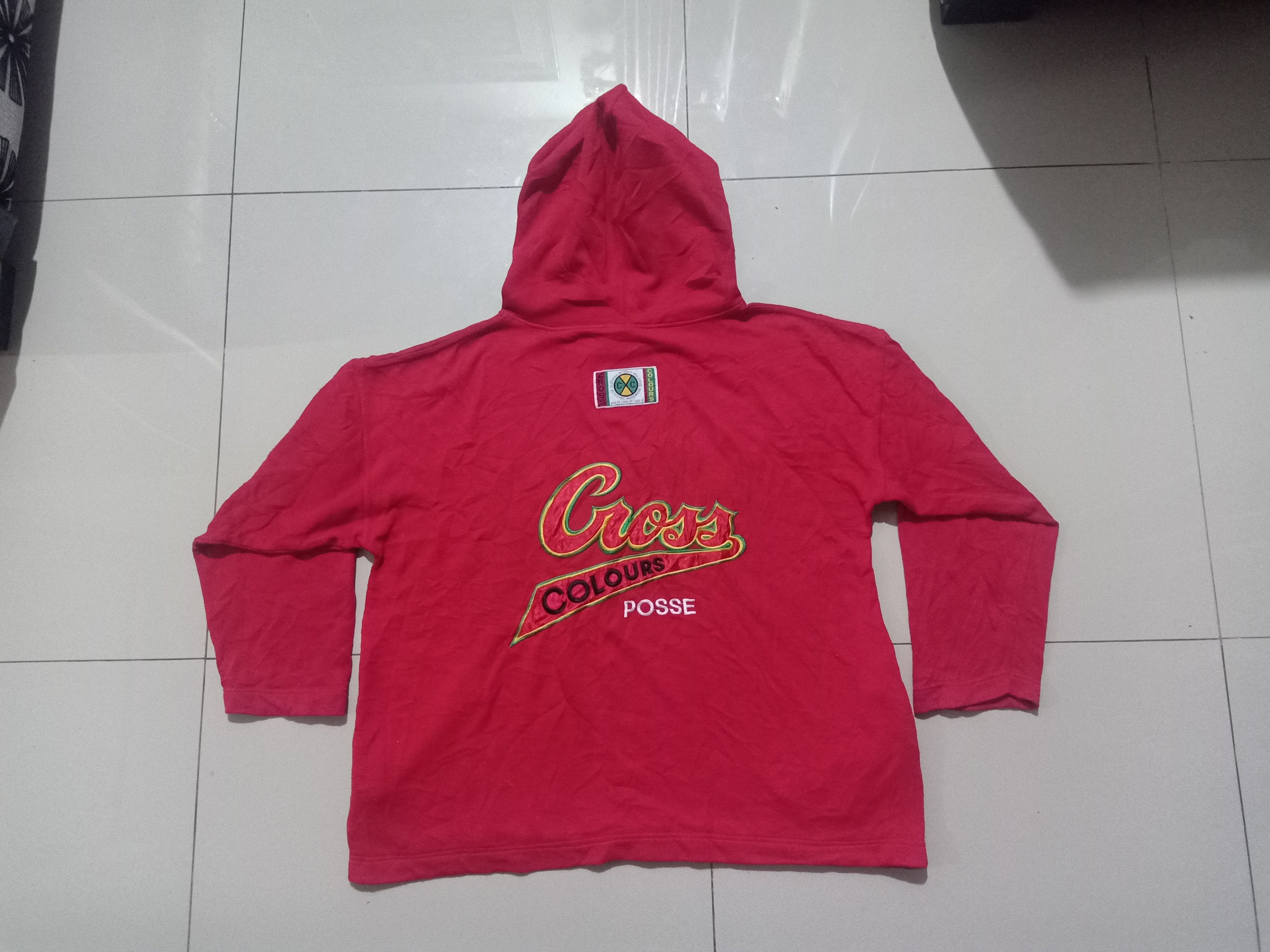 Cross Colours Vintage Cross Colours Posse Hip Hop Style Hoodie Size US XL / EU 56 / 4 - 12 Thumbnail