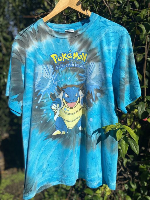 T-shirt Pokémon Vintage Année 2000 - Taille 9 (Garçon) - Noir - Occasion Très Bon État