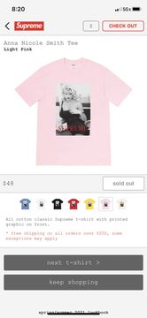 Supreme Anna Nicole Smith T Shirt | Grailed