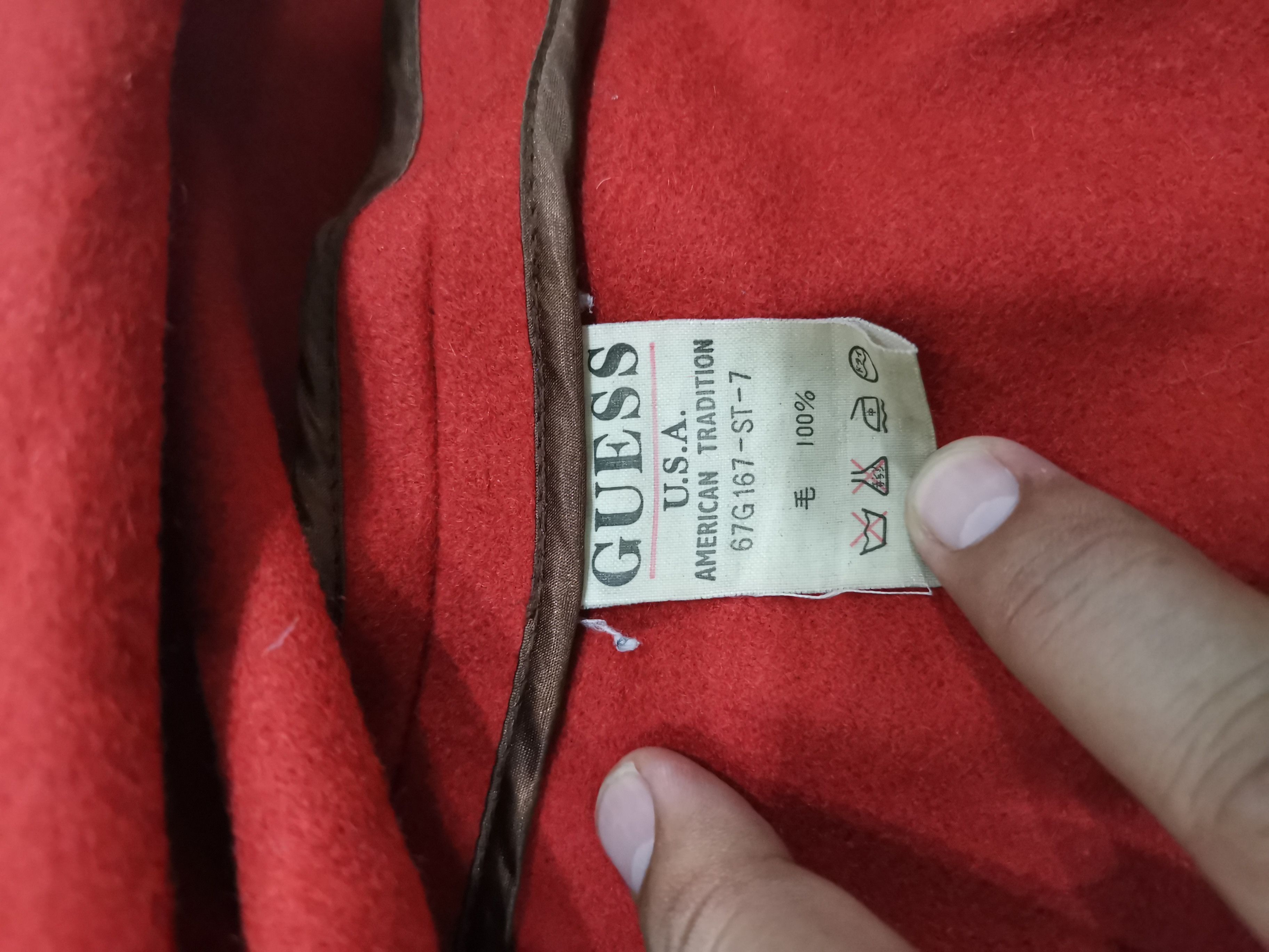 Guess 🔥BEST DEAL 🔥Guess Red Coat - Nice Design Size US M / EU 48-50 / 2 - 11 Thumbnail