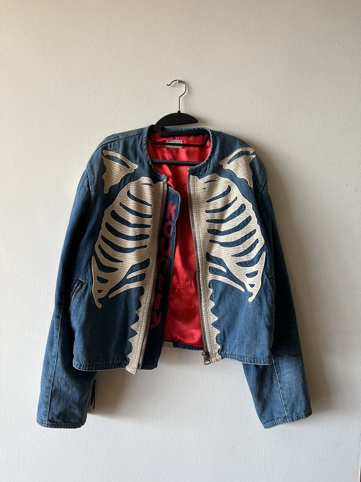 KAPITAL KOUNTRY JACKET KAPITAL KOUNTRY SKELETON DENIM JACKET