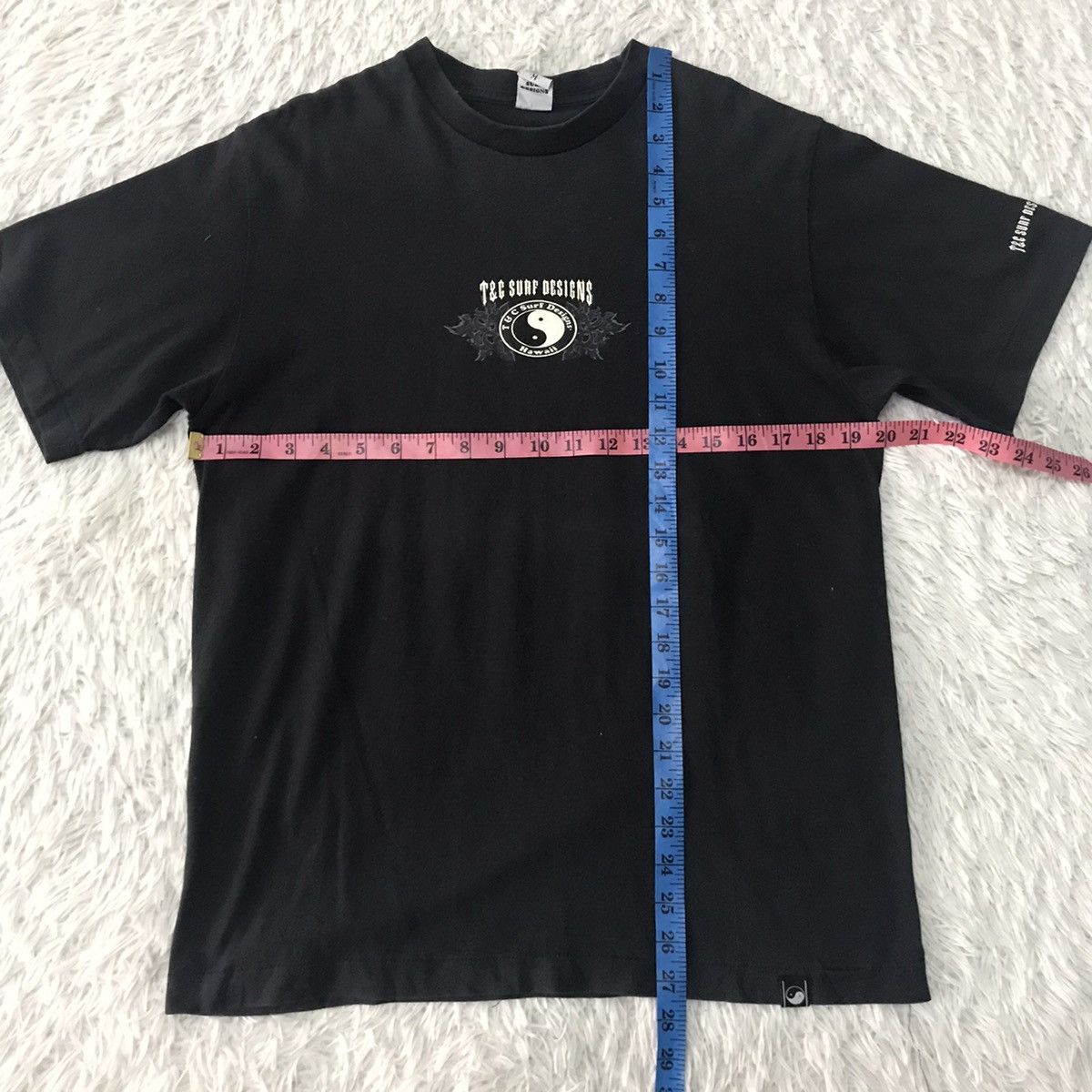 Vintage 💥Steals💥Vtg Nice Printed T&C Surf Designs Tee Size US M / EU 48-50 / 2 - 20 Thumbnail