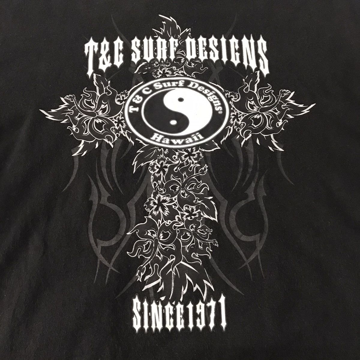 Vintage 💥Steals💥Vtg Nice Printed T&C Surf Designs Tee Size US M / EU 48-50 / 2 - 15 Thumbnail
