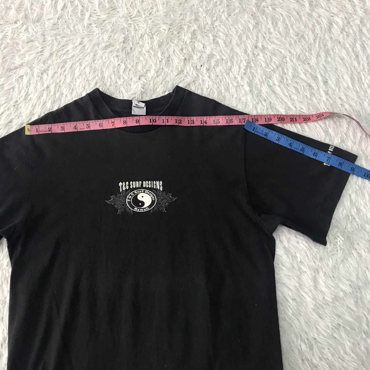 Vintage 💥Steals💥Vtg Nice Printed T&C Surf Designs Tee Size US M / EU 48-50 / 2 - 21 Thumbnail