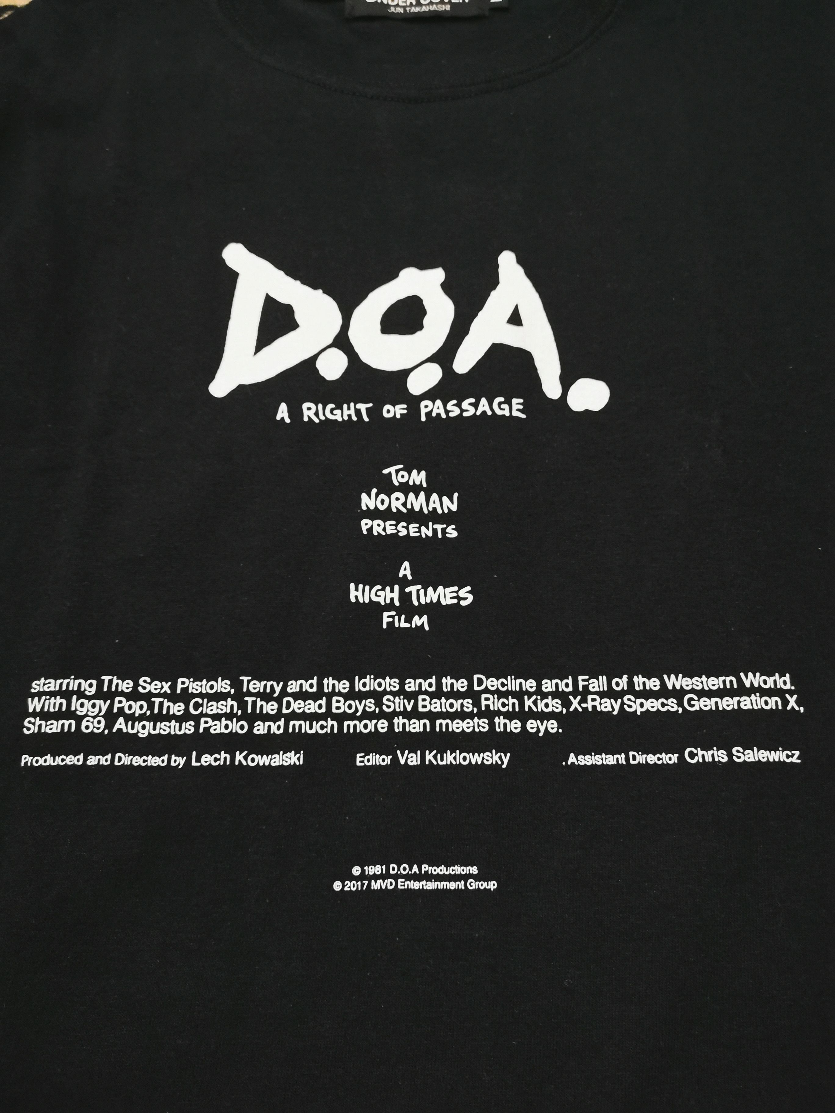 Japanese Brand × Undercover Undercover x D.O.A.: A Right of Passage Film Size US M / EU 48-50 / 2 - 5 Thumbnail