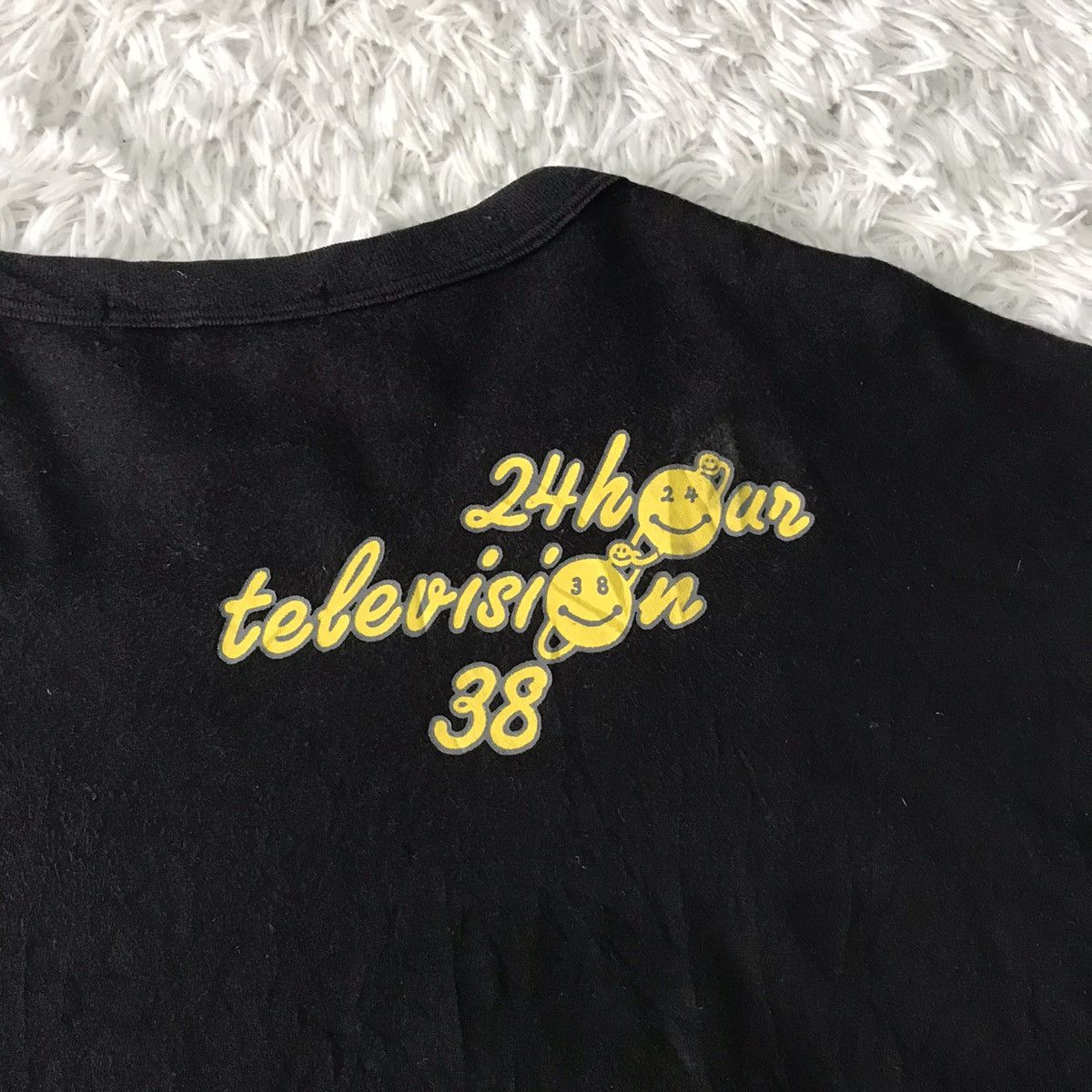 Japanese Brand × Vintage 💥Steals💥Vtg 24 Hour Television Emojis Tee Size US L / EU 52-54 / 3 - 16 Thumbnail