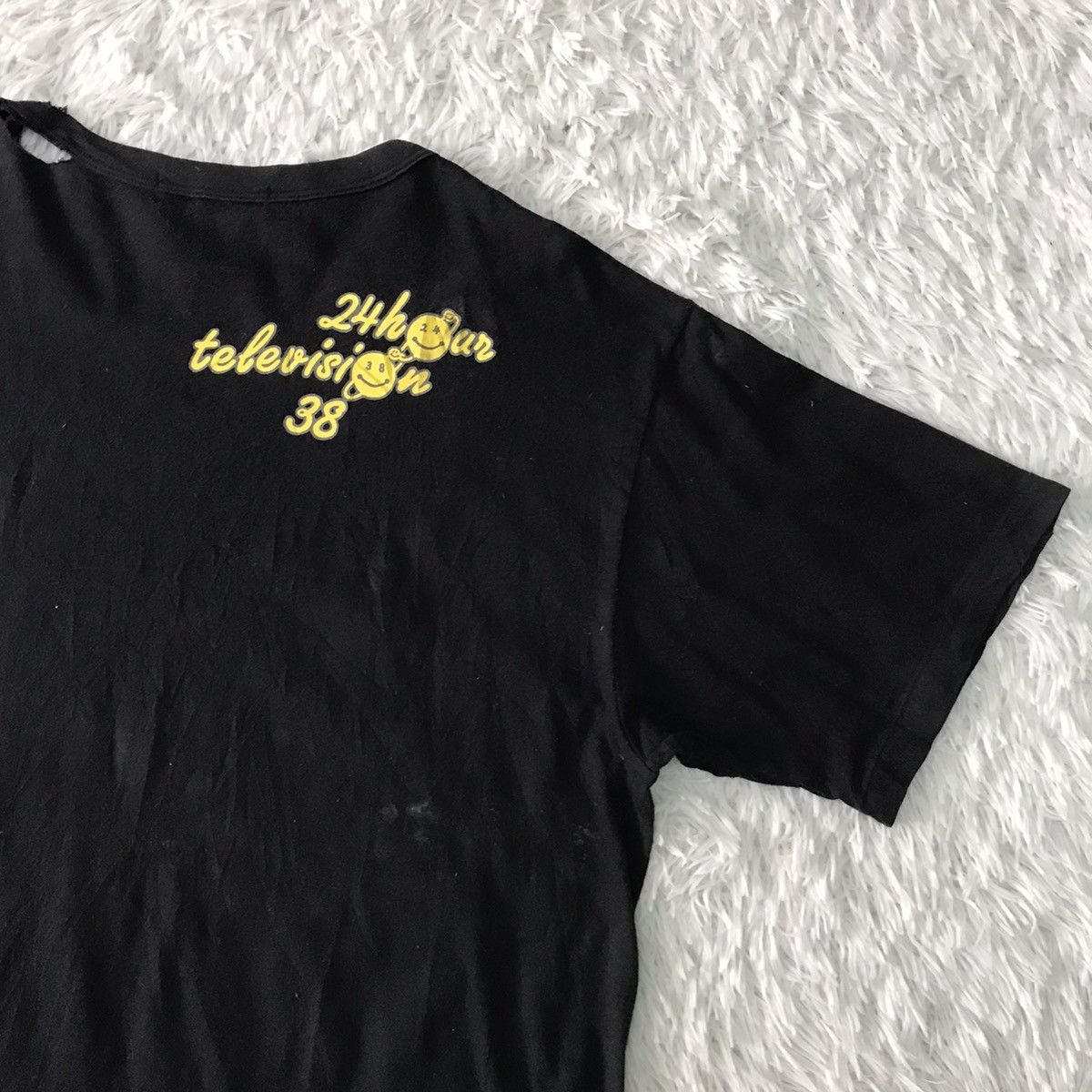 Japanese Brand × Vintage 💥Steals💥Vtg 24 Hour Television Emojis Tee Size US L / EU 52-54 / 3 - 13 Thumbnail