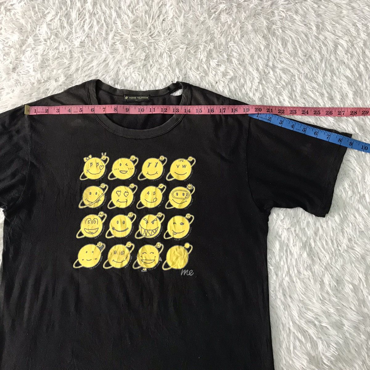 Japanese Brand × Vintage 💥Steals💥Vtg 24 Hour Television Emojis Tee Size US L / EU 52-54 / 3 - 24 Thumbnail