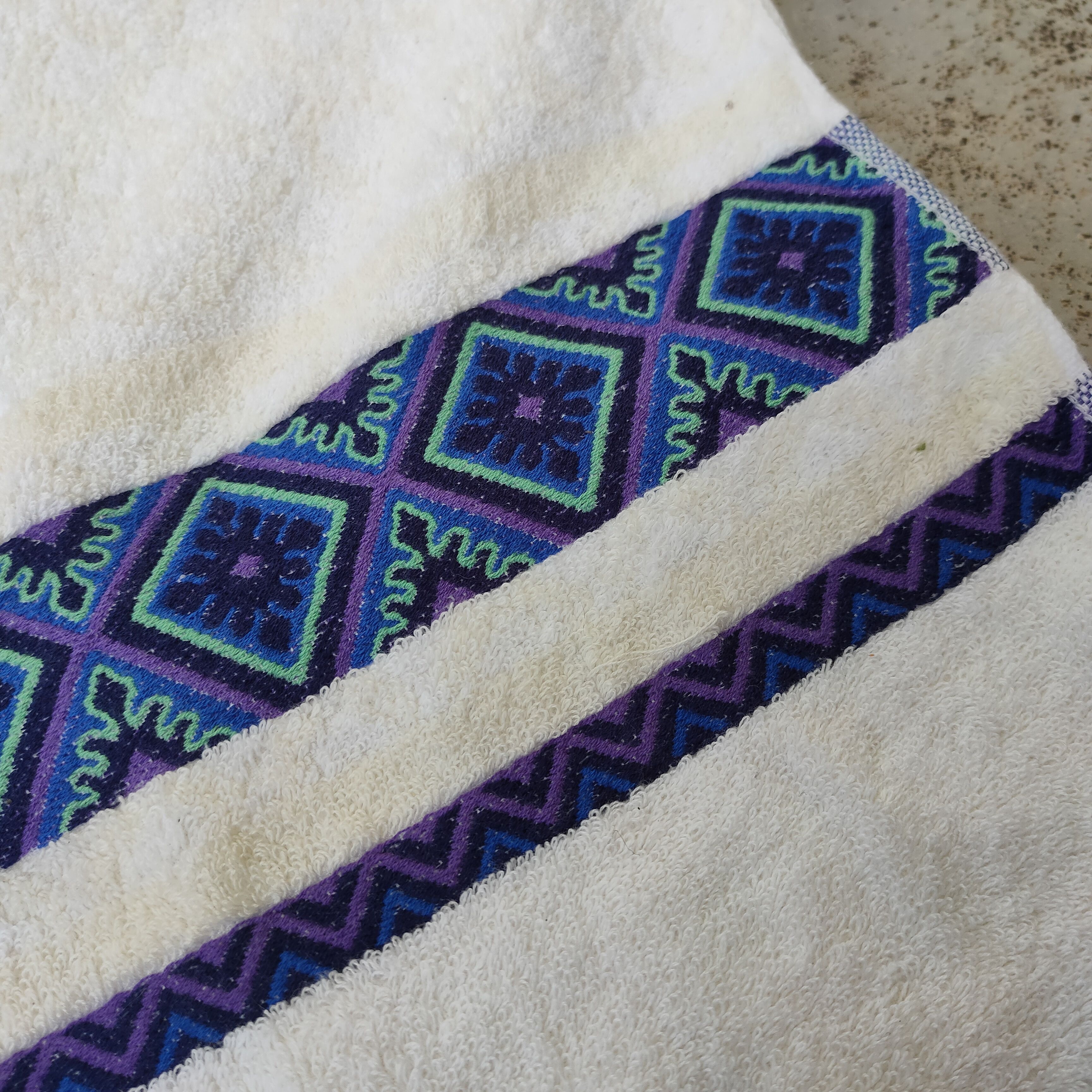 Vintage Vintage YSL YVES SAINT LAURENT Towel Body White Bath Size ONE SIZE - 3 Thumbnail