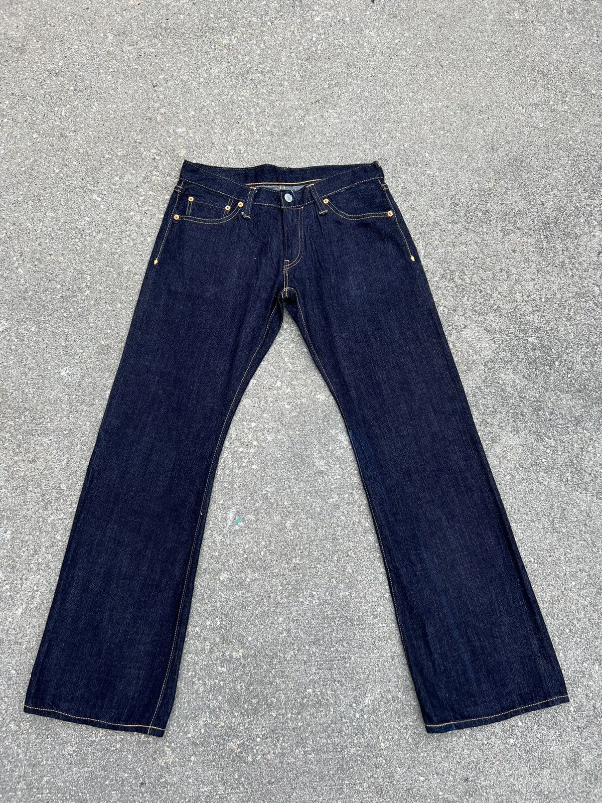 Vintage Vintage R.J.B Japan Zipfly Denim Flare Jeans Size US 30 / EU 46 - 1 Thumbnail