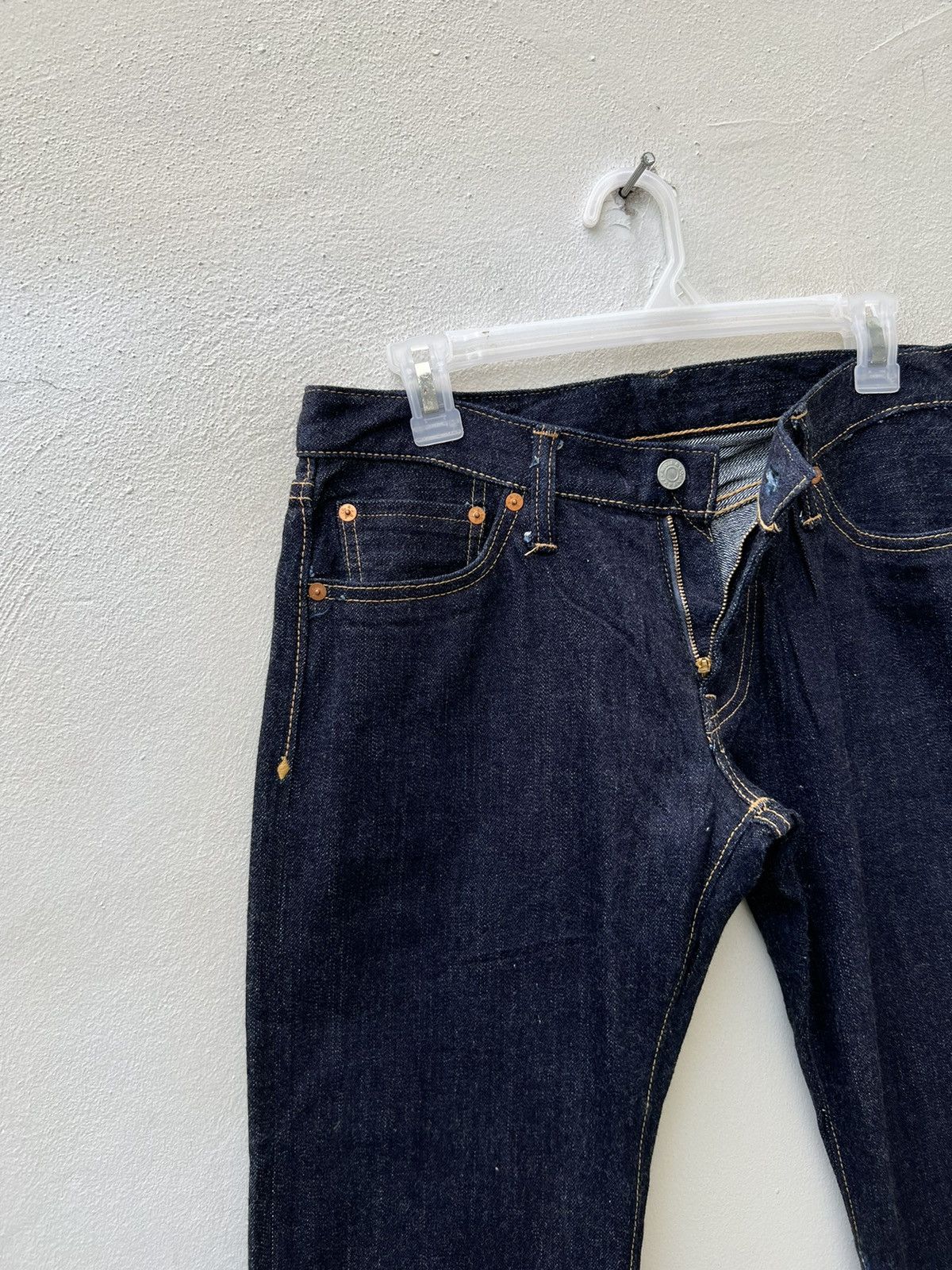 Vintage Vintage R.J.B Japan Zipfly Denim Flare Jeans Size US 30 / EU 46 - 6 Thumbnail