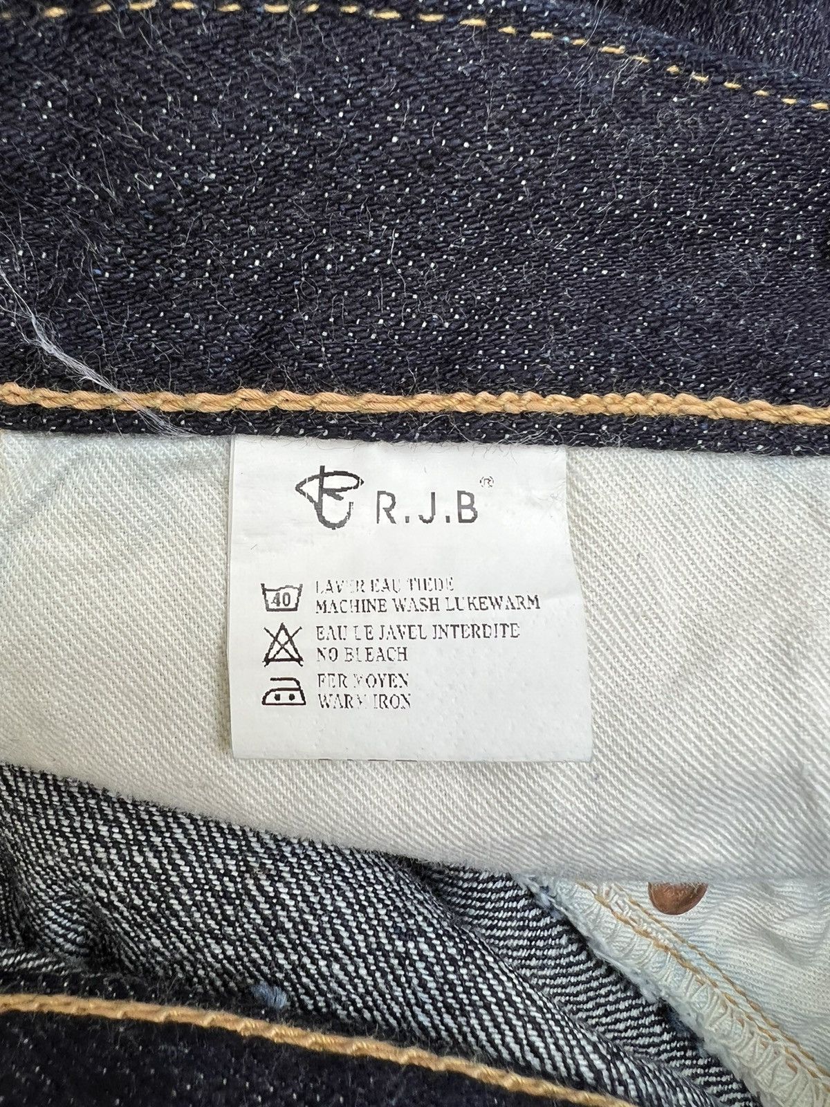 Vintage Vintage R.J.B Japan Zipfly Denim Flare Jeans Size US 30 / EU 46 - 17 Thumbnail
