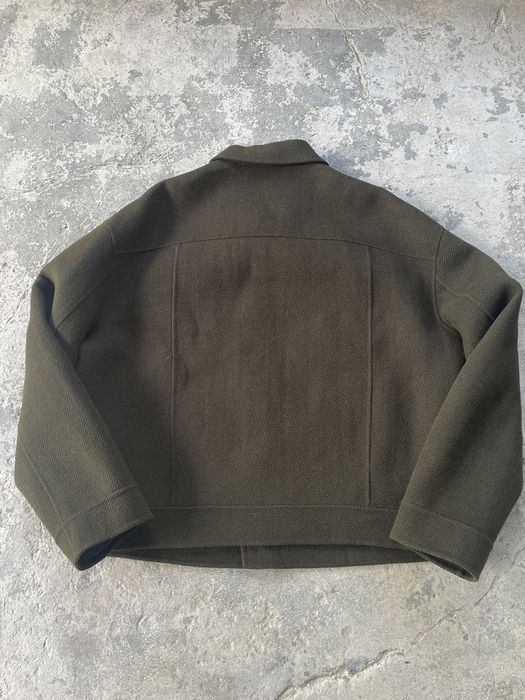 Acne Studios Soft Wool Jacket in Army Green | Grailed