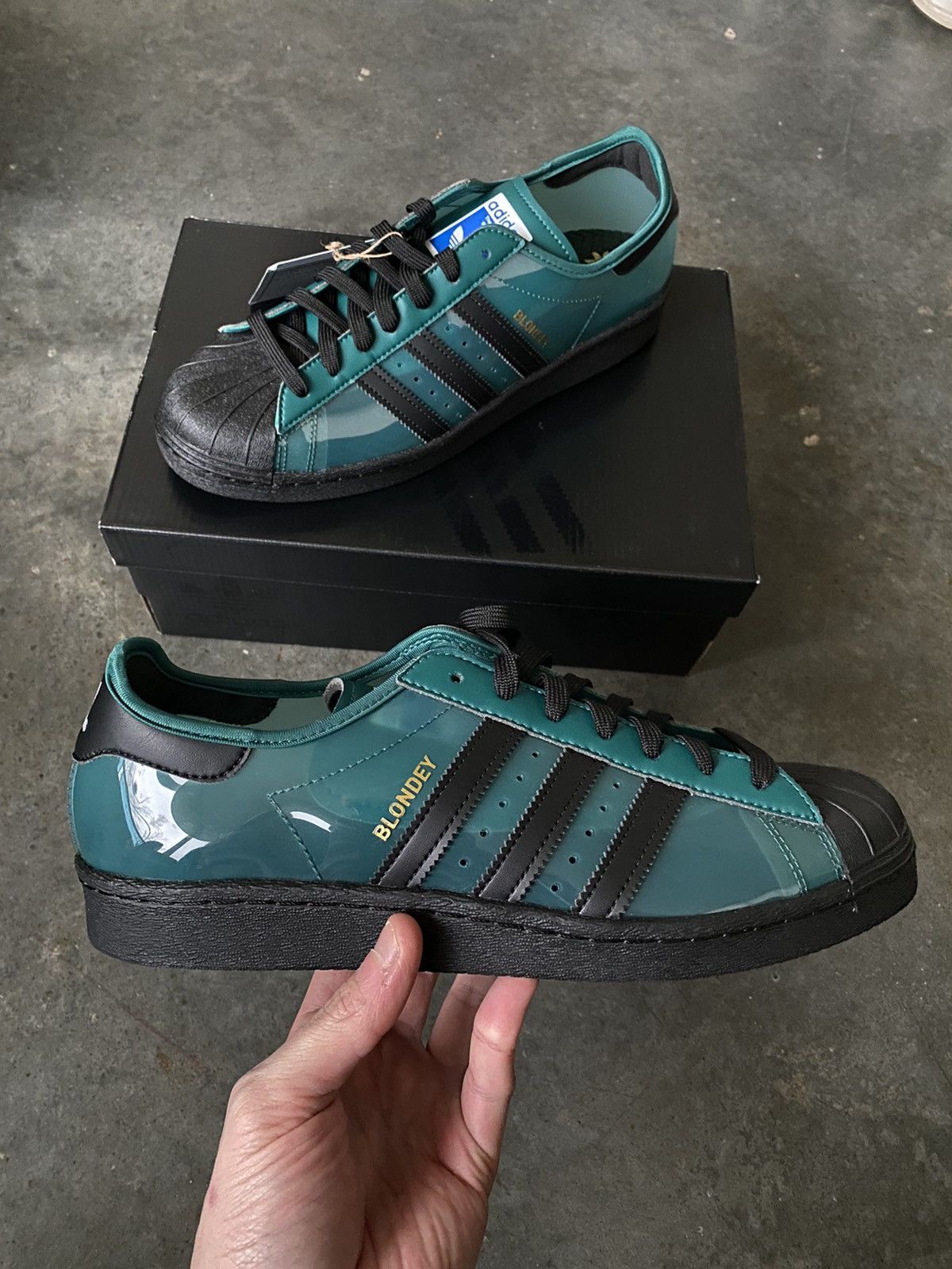 adidas gazelle silver green womens Adidas Blondey Pro Model Superstar White/Black/White SALE – 561 Skate main image 1
