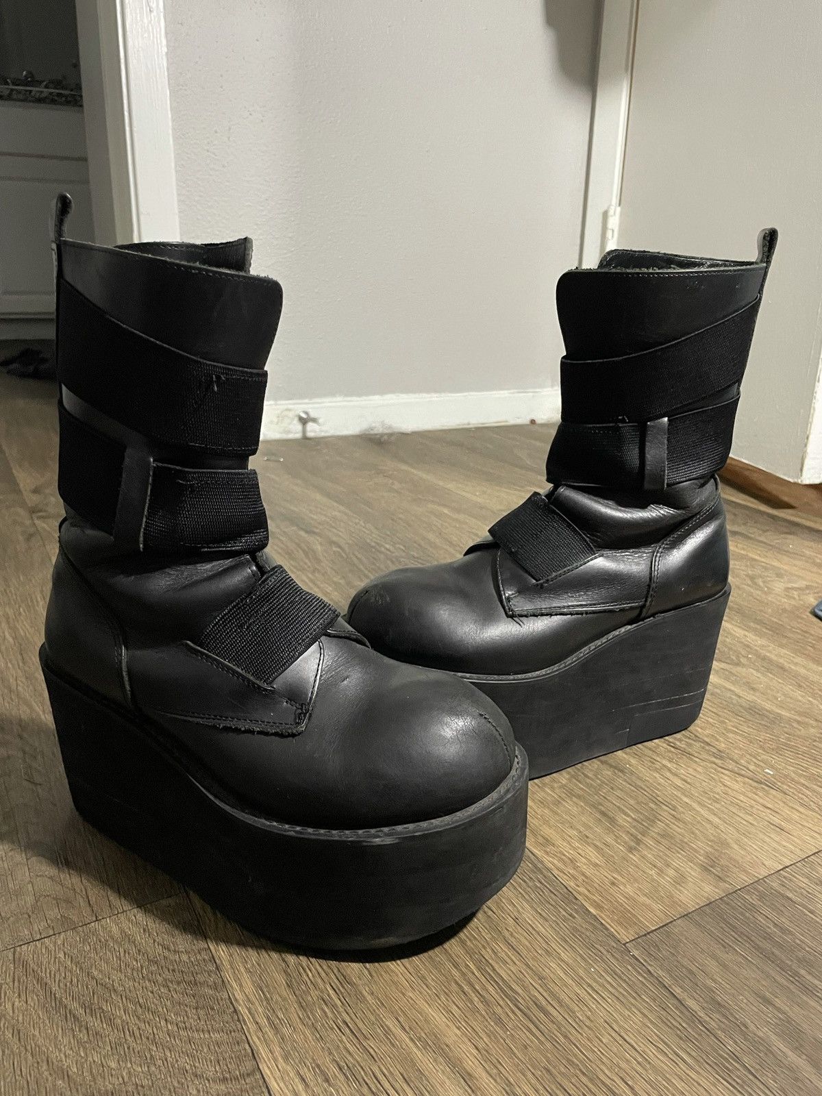 Japanese Brand Koji Kuga Platform Boots - 1990s Harajuku | Grailed