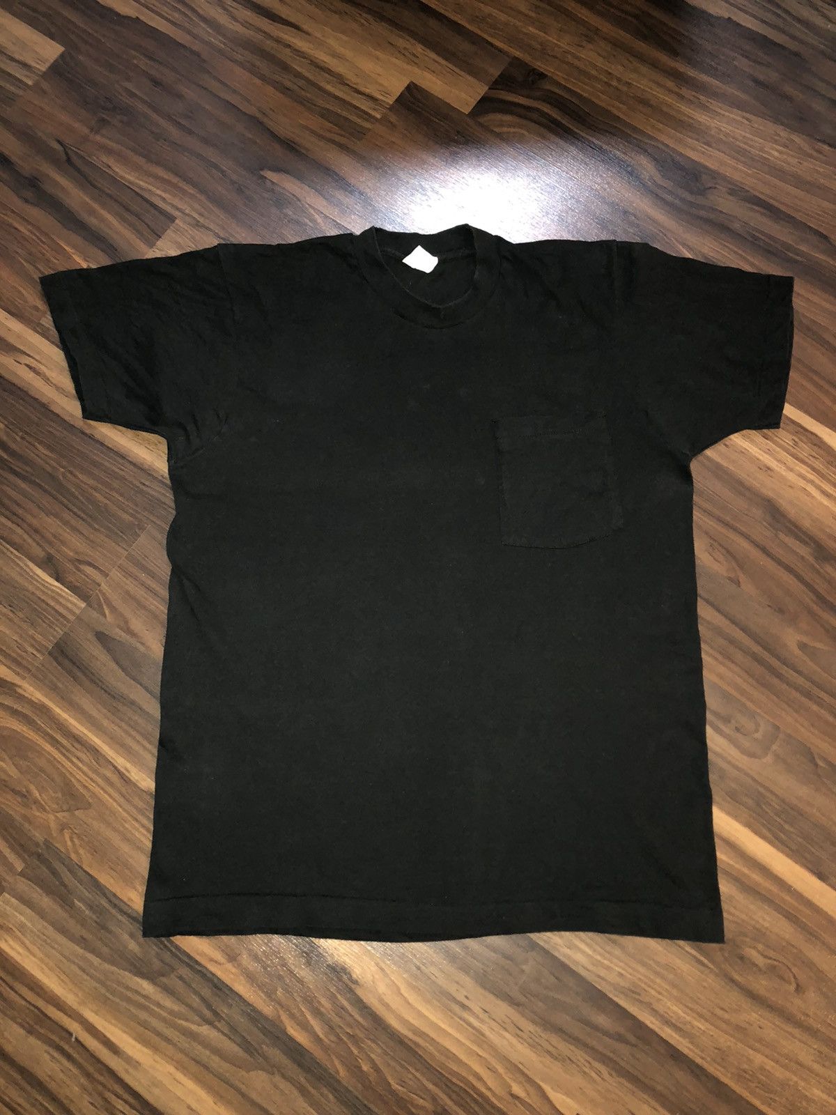 Japanese Brand × Vintage Single Stitch Vtg FADE TO GREY Blank Pocket Tee Size Large Size US L / EU 52-54 / 3 - 7 Thumbnail