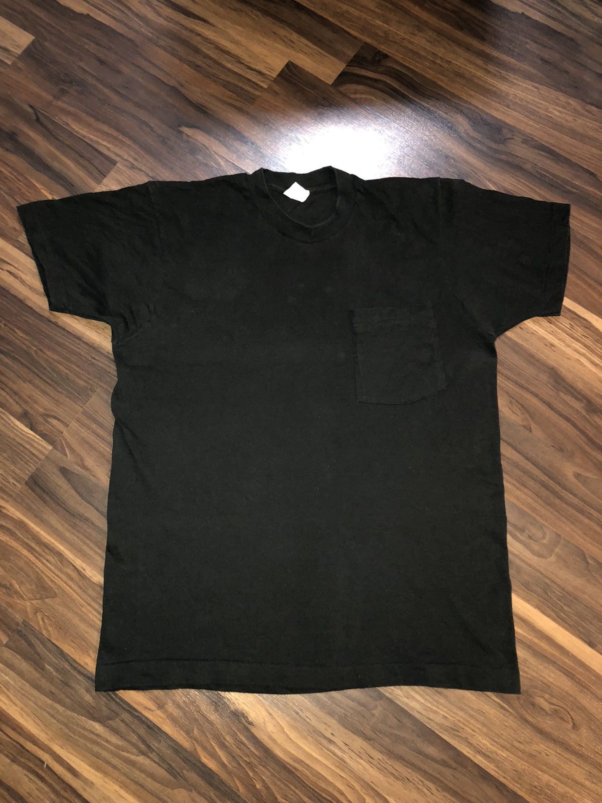 Japanese Brand × Vintage Single Stitch Vtg FADE TO GREY Blank Pocket Tee Size Large Size US L / EU 52-54 / 3 - 6 Thumbnail