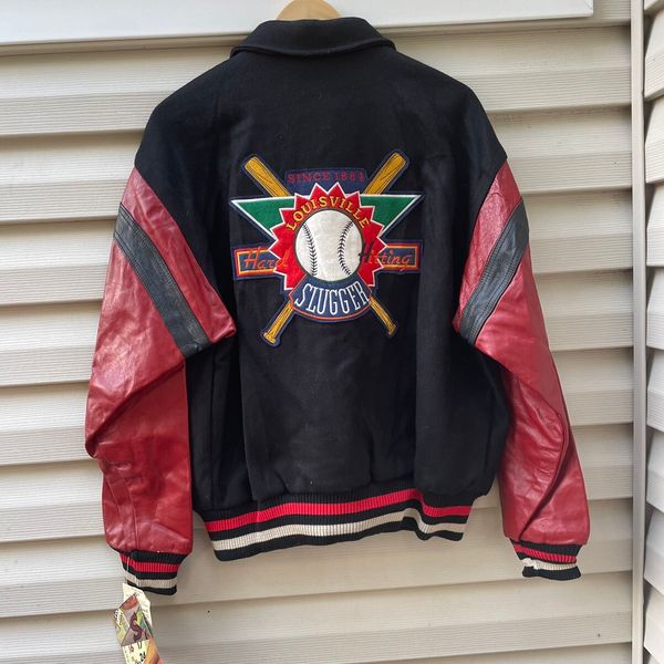 Vintage 90s Louisville slugger varsity jacket