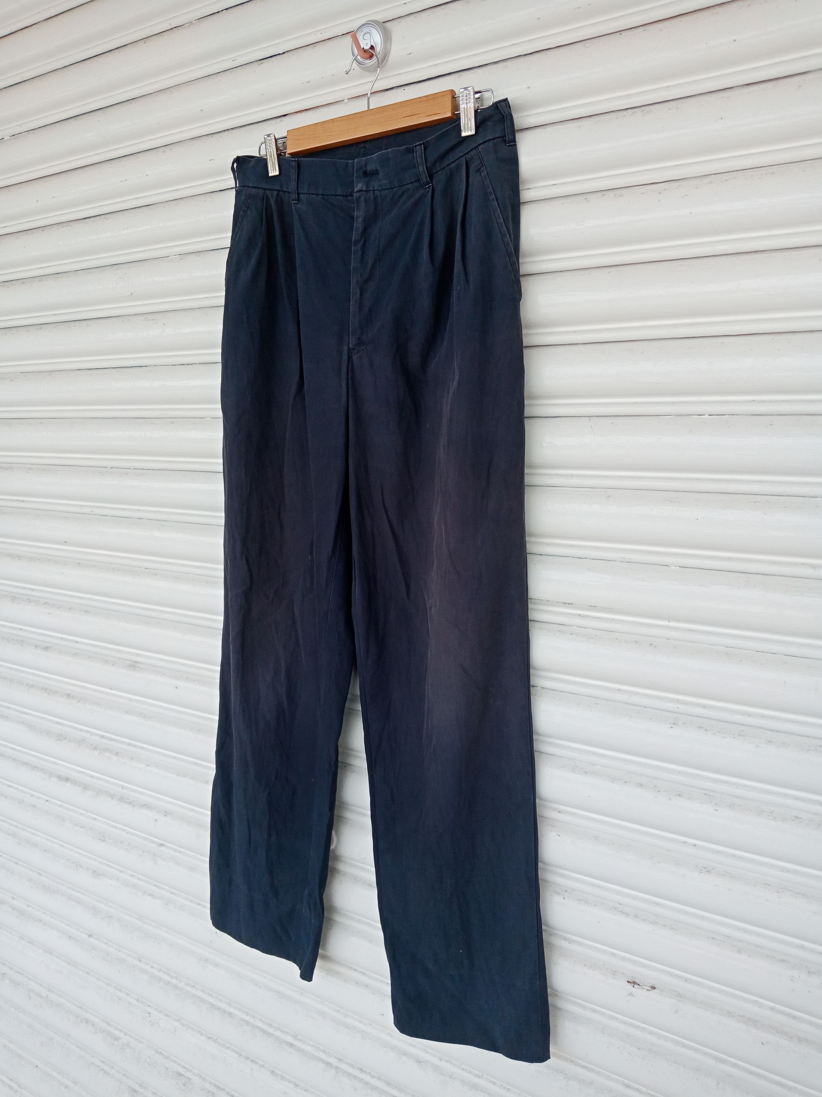 Issey Miyake Issey Miyake 100% Cotton Straight Pants Size US 30 / EU 46 - 3 Thumbnail