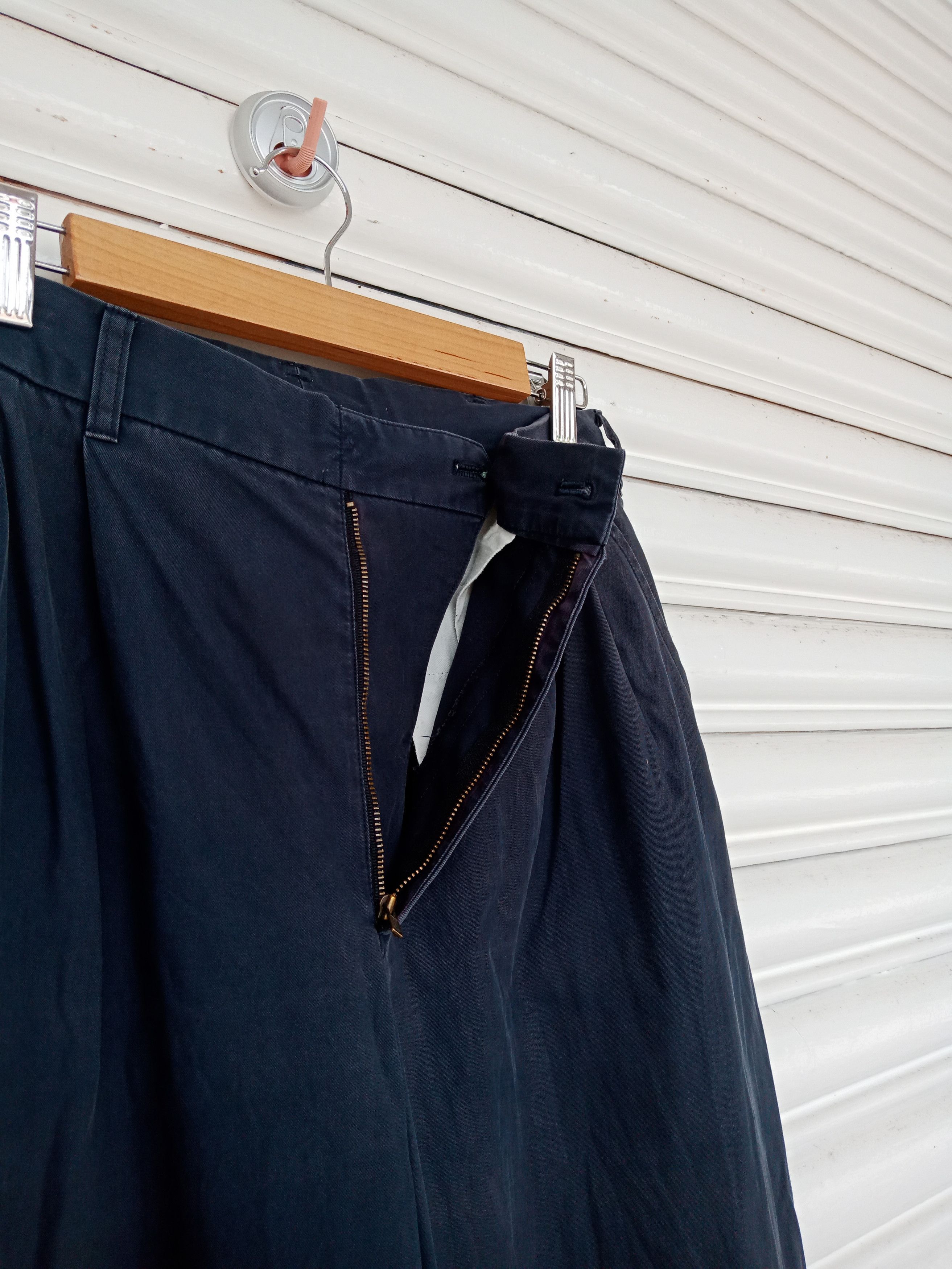 Issey Miyake Issey Miyake 100% Cotton Straight Pants Size US 30 / EU 46 - 7 Thumbnail