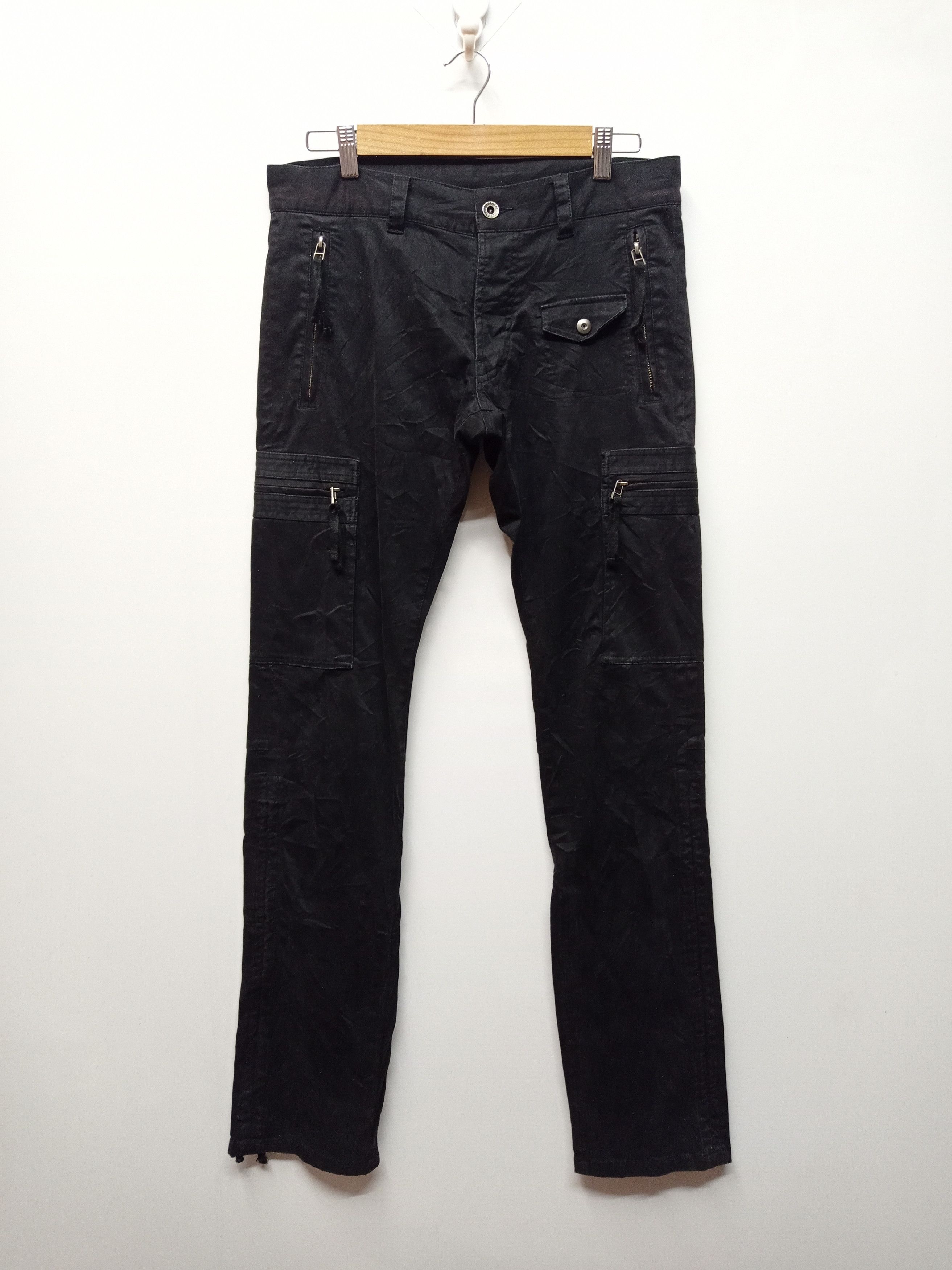 5351 POUR LES HOMMES Bondage Cargo Pants Super Rare Design! Size US 34 / EU 50 - 1 Thumbnail