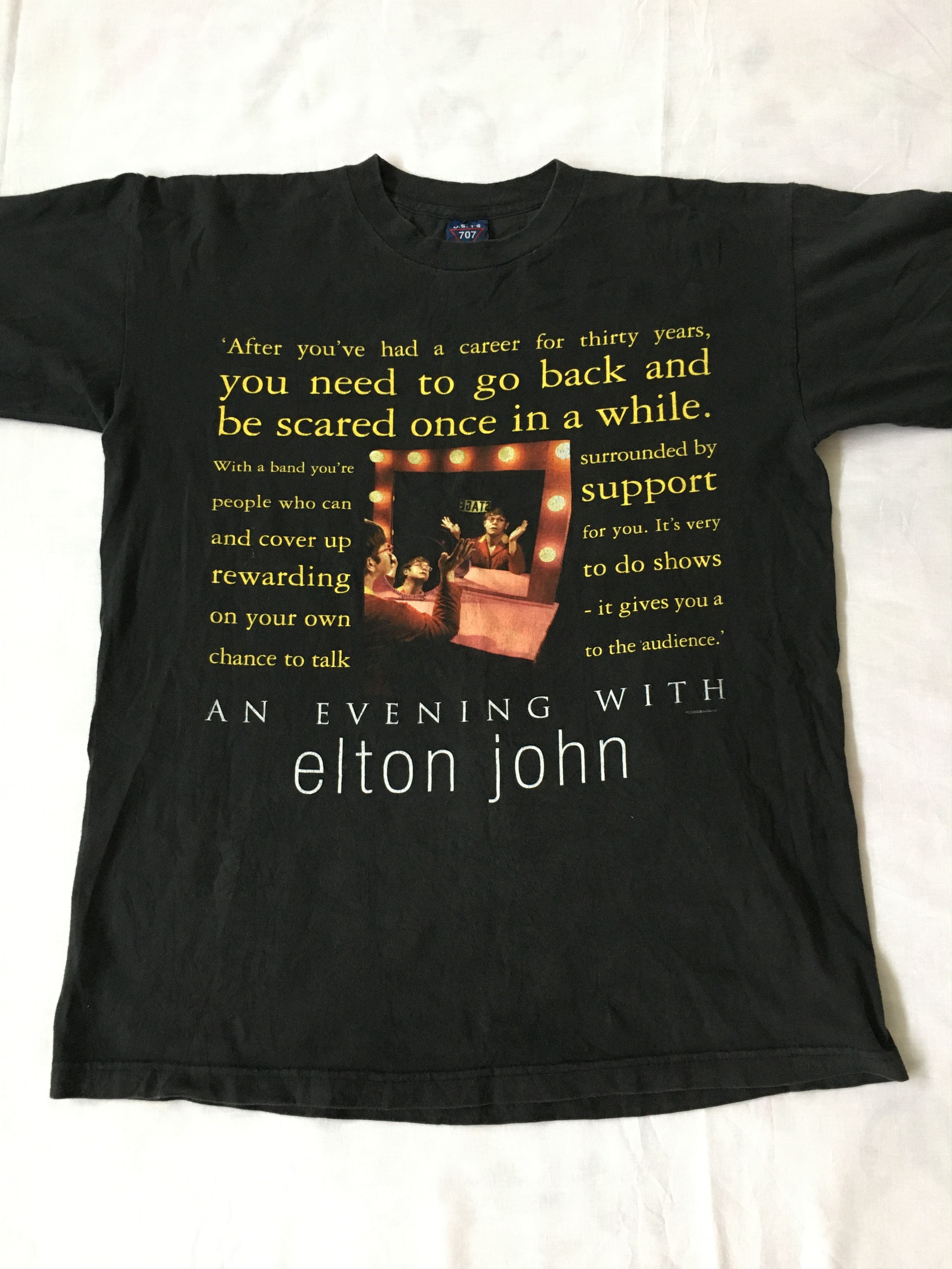 Band Tees Vintage 2000 An Evening With Elton John Concert Tour Tshirt Size US L / EU 52-54 / 3 - 2 Thumbnail