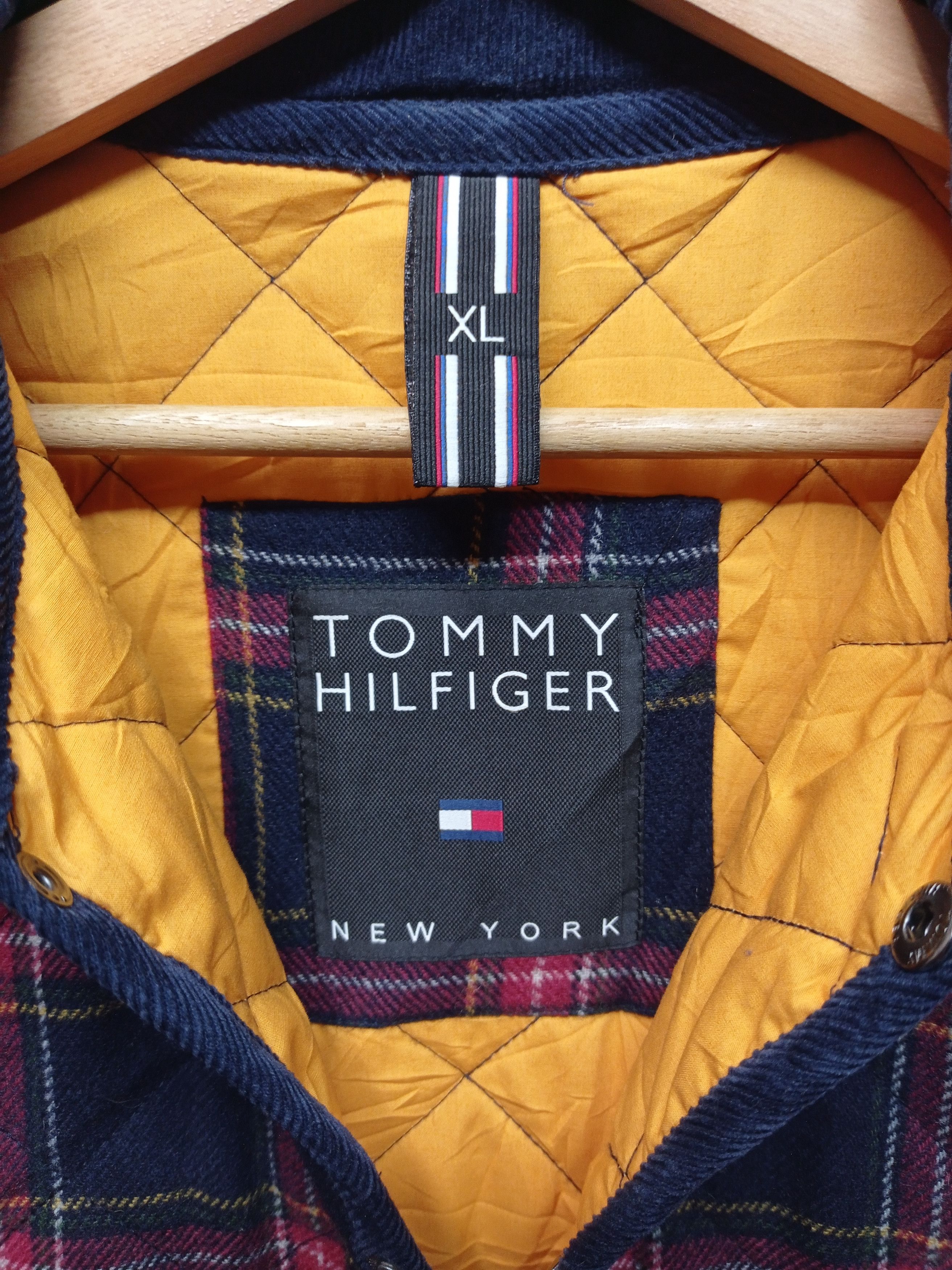 Tommy Hilfiger Quilted Plaid Jacket Size US XL / EU 56 / 4 - 2 Thumbnail