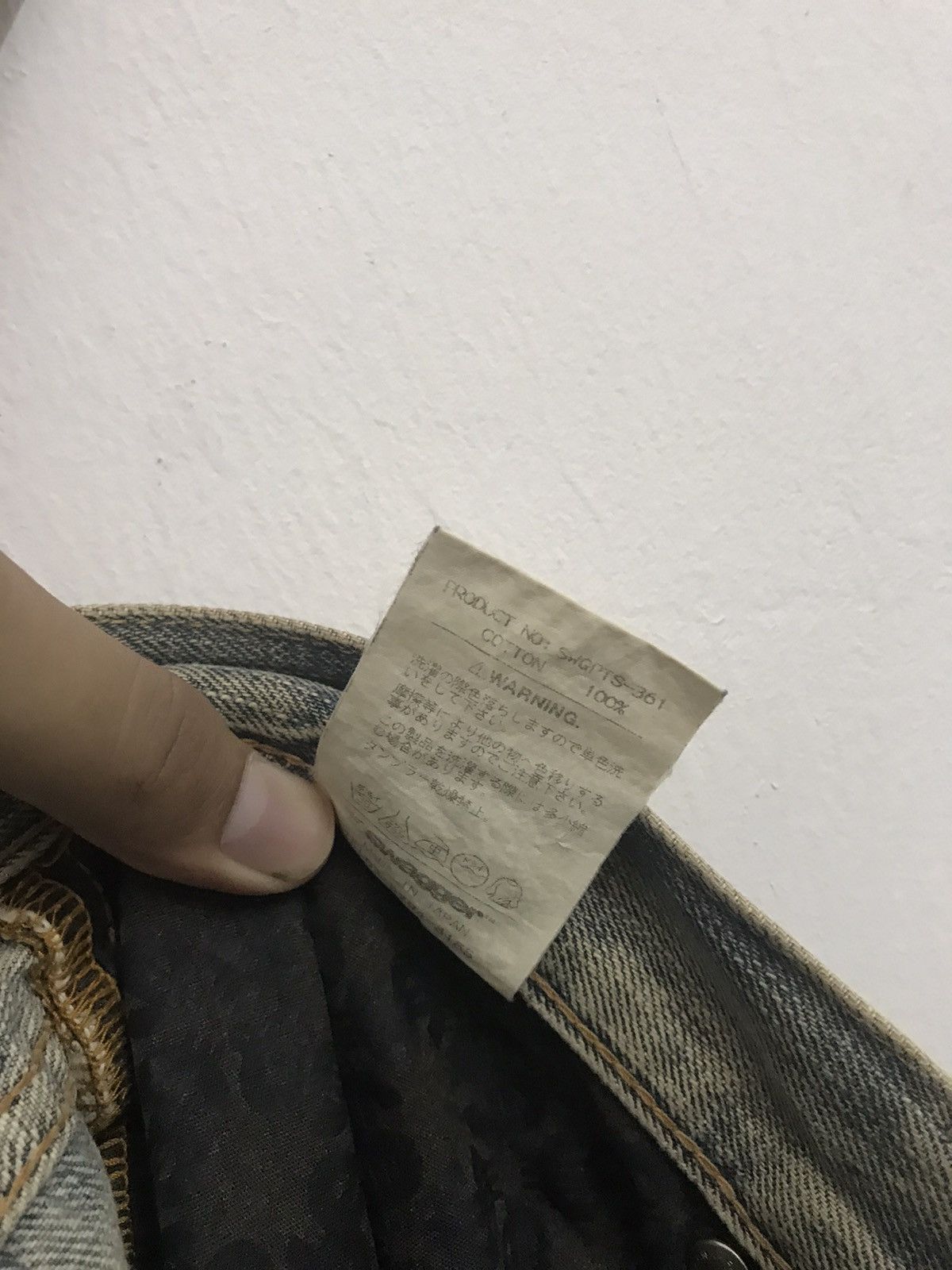 Japanese Brand Swagger Painted Distressed Denim Jeans Size US 30 / EU 46 - 8 Thumbnail