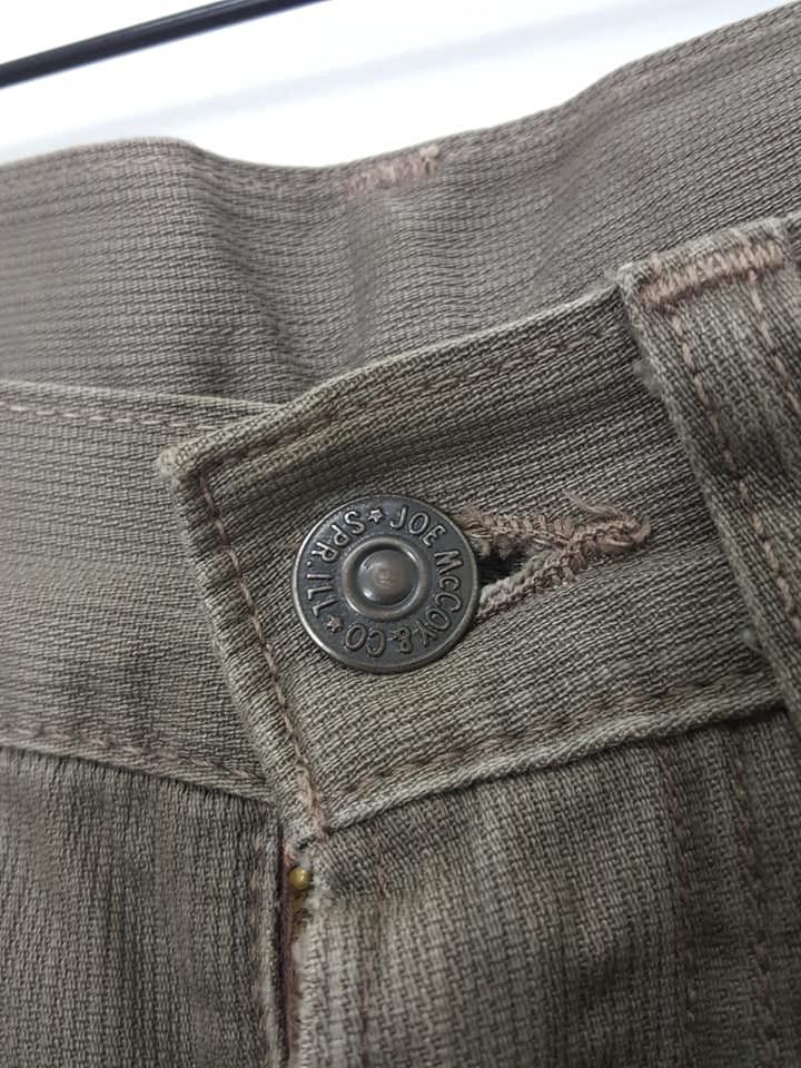 The Real McCoy's Vtg. Joe McCoy & Co. Gripper Zipper Pant Size US 28 / EU 44 - 5 Thumbnail