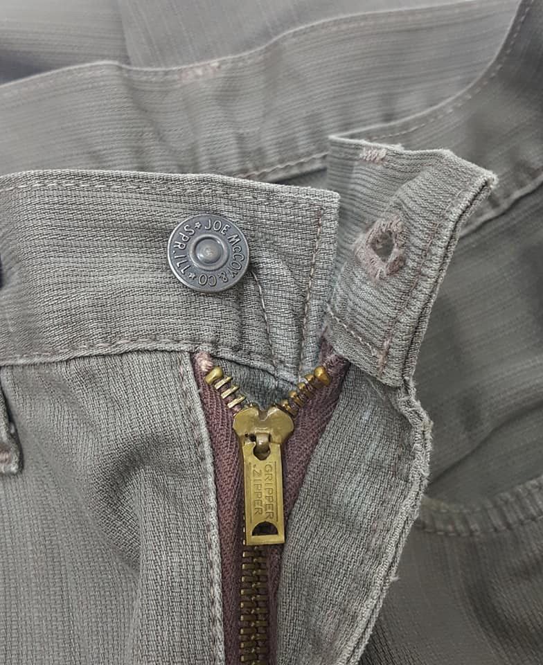 The Real McCoy's Vtg. Joe McCoy & Co. Gripper Zipper Pant Size US 28 / EU 44 - 7 Thumbnail