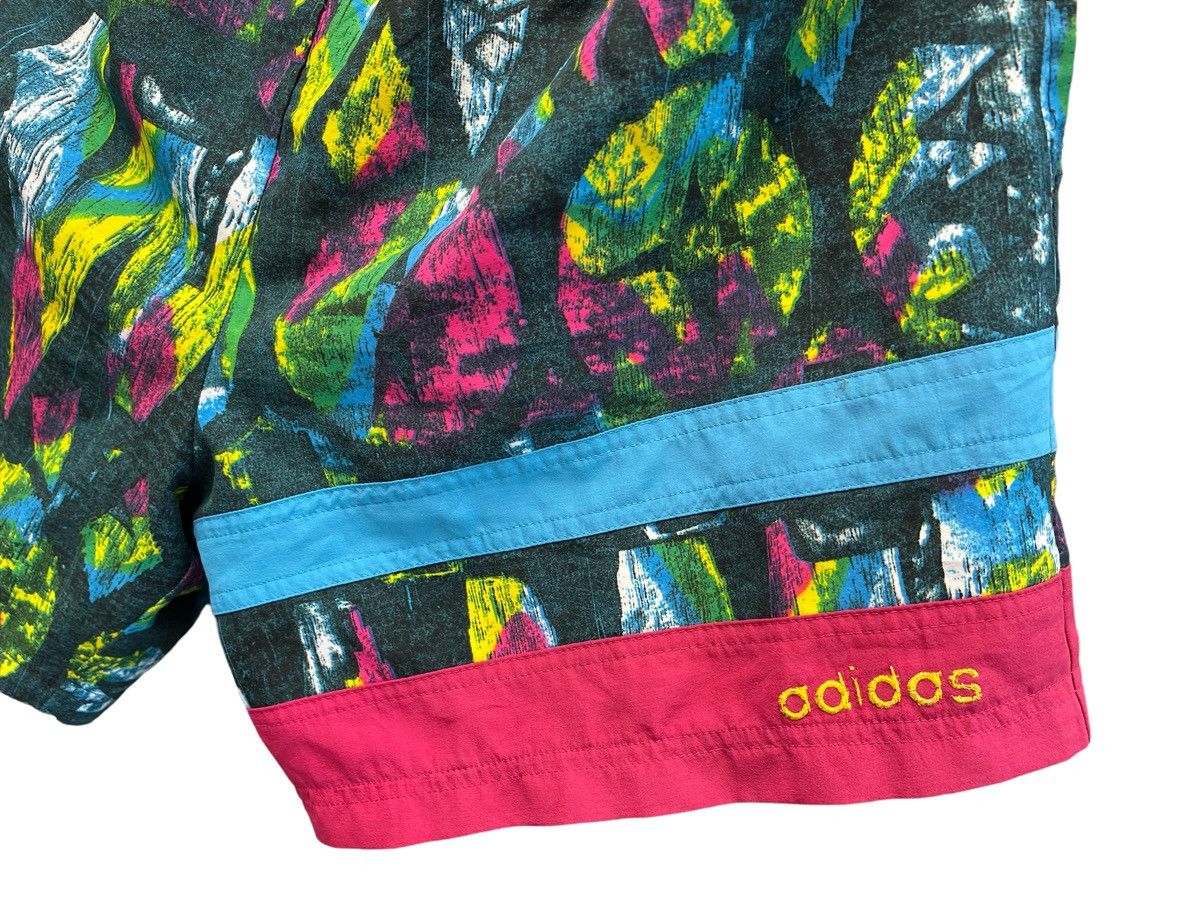 Vintage Y2K Adidas Vintage swim shorts rare retro Size US 33 - 3 Thumbnail