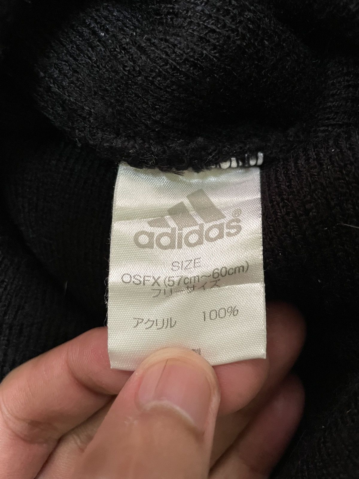 Adidas × Vintage Vintage Adidas Stripe Beanie Size ONE SIZE - 4 Thumbnail