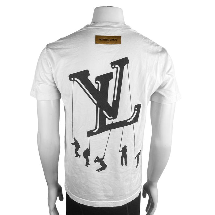 Louis Vuitton Blue Logo T-Shirt • Kybershop