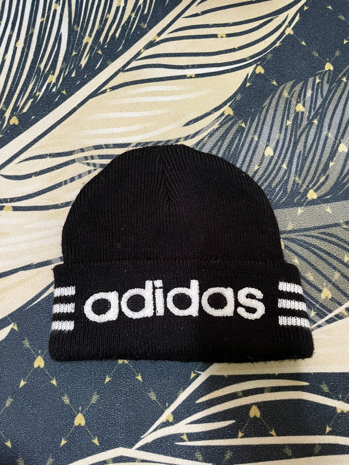 Adidas × Vintage Vintage Adidas Stripe Black & White Size ONE SIZE - 3 Thumbnail