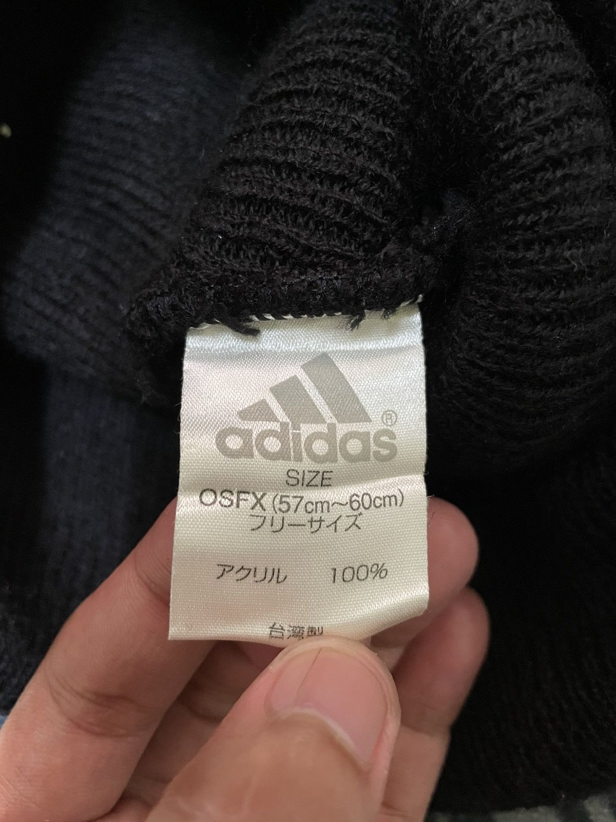Adidas × Vintage Vintage Adidas Stripe Black & White Size ONE SIZE - 4 Thumbnail