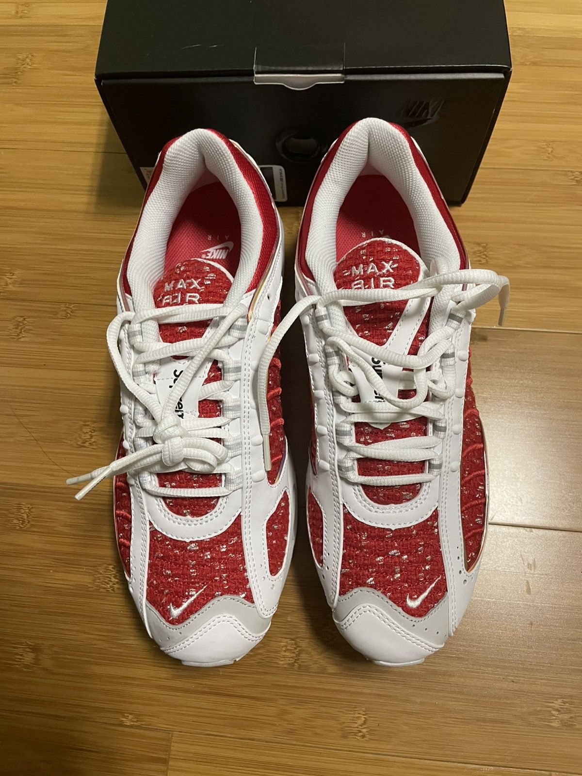 Nike × Supreme Supreme x Air Max Tailwind 4 University Red 2019 Size US 10.5 / EU 43-44 - 3 Thumbnail
