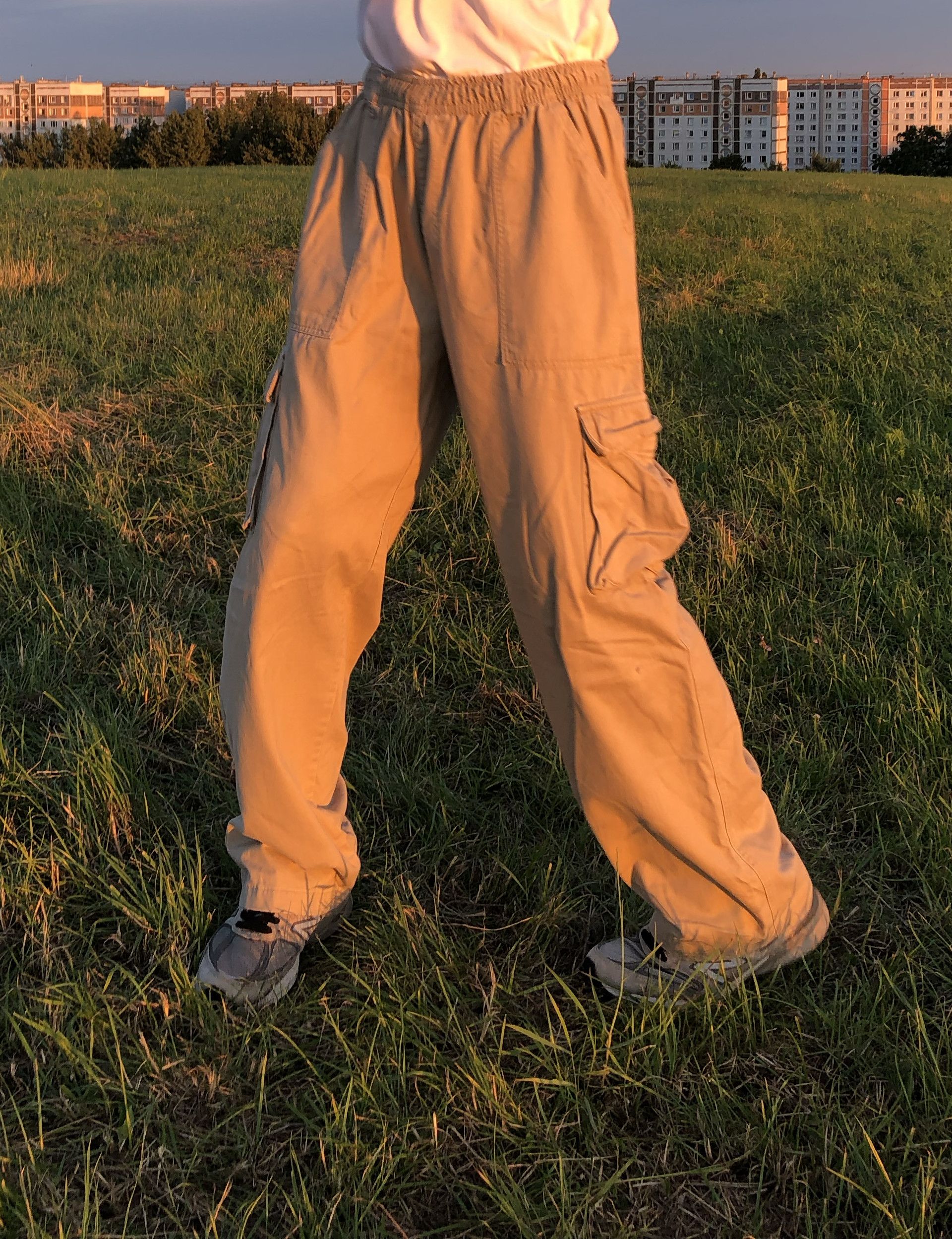 Japanese Brand × Vintage Baggy cargo pants Size US 33 - 2 Thumbnail