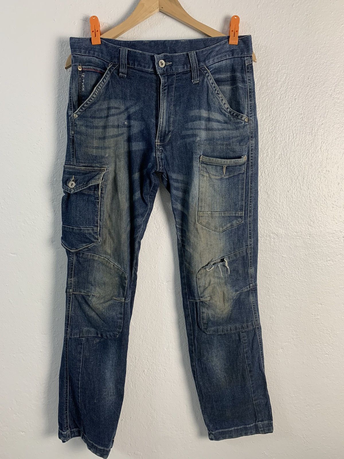 Japanese Brand Japanese Brand Multipocket Jeans Size US 33 - 1 Thumbnail