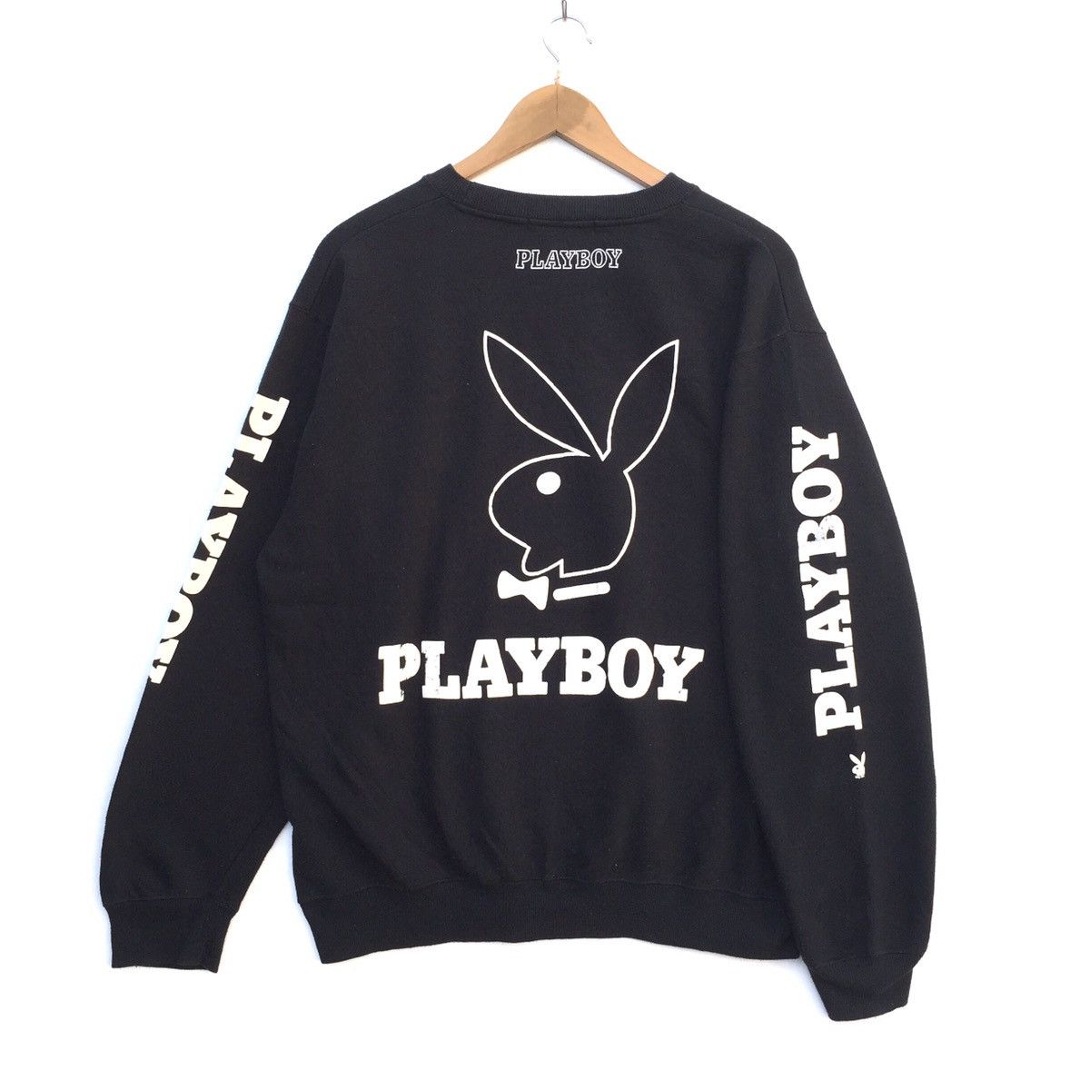 Playboy Vintage 90s Playboy Bunny Big Logo Sweatshirt | L Swag Hype Size US L / EU 52-54 / 3 - 1 Thumbnail