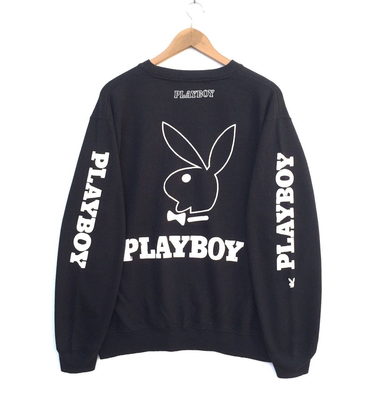 Playboy Vintage 90s Playboy Bunny Big Logo Sweatshirt | L Swag Hype Size US L / EU 52-54 / 3 - 2 Thumbnail