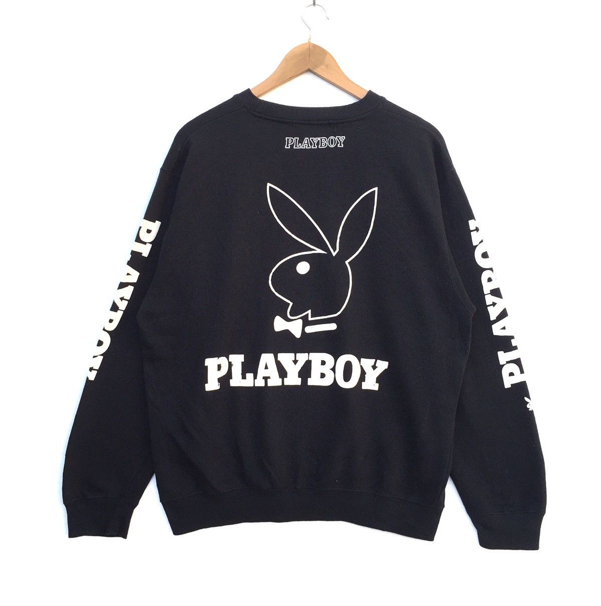 Playboy Vintage 90s Playboy Bunny Big Logo Sweatshirt | L Swag Hype Size US L / EU 52-54 / 3 - 4 Thumbnail