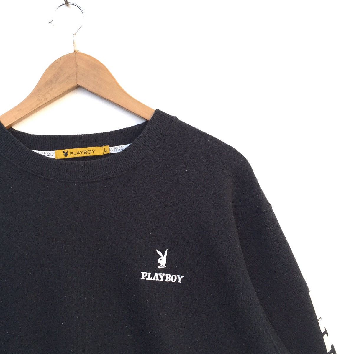 Playboy Vintage 90s Playboy Bunny Big Logo Sweatshirt | L Swag Hype Size US L / EU 52-54 / 3 - 10 Thumbnail