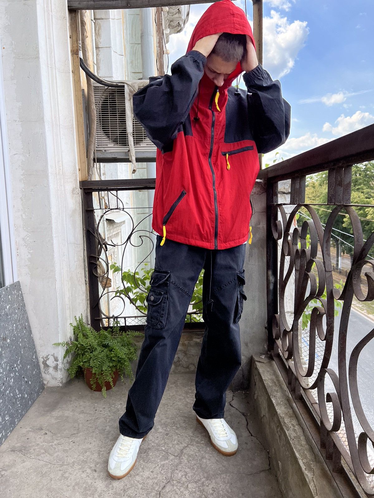 Ferrari × Vintage VINTAGE 90S Marlboro LIGHT RACING ANORAK JACKET Size US L / EU 52-54 / 3 - 14 Thumbnail