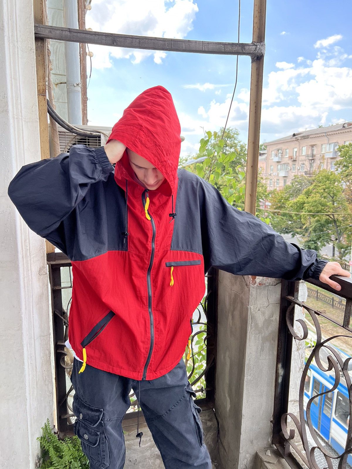 Ferrari × Vintage VINTAGE 90S Marlboro LIGHT RACING ANORAK JACKET Size US L / EU 52-54 / 3 - 18 Thumbnail